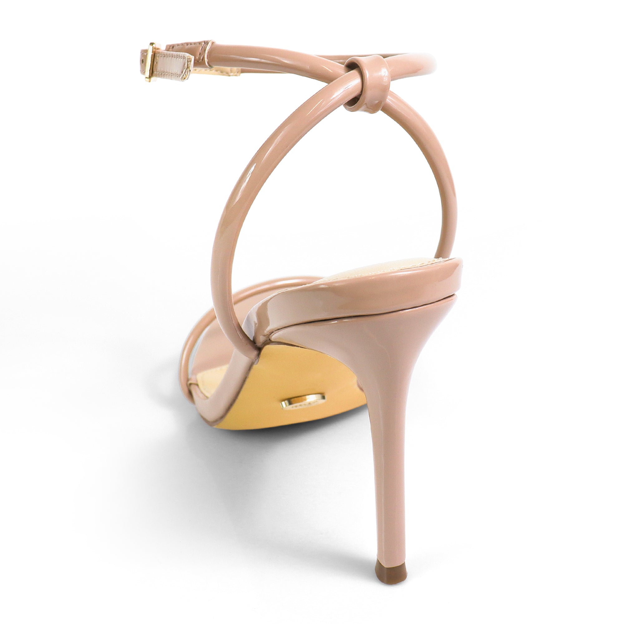 ABRANA-1 ANKLE STRAP SINGLE SOLE HEEL NUDE