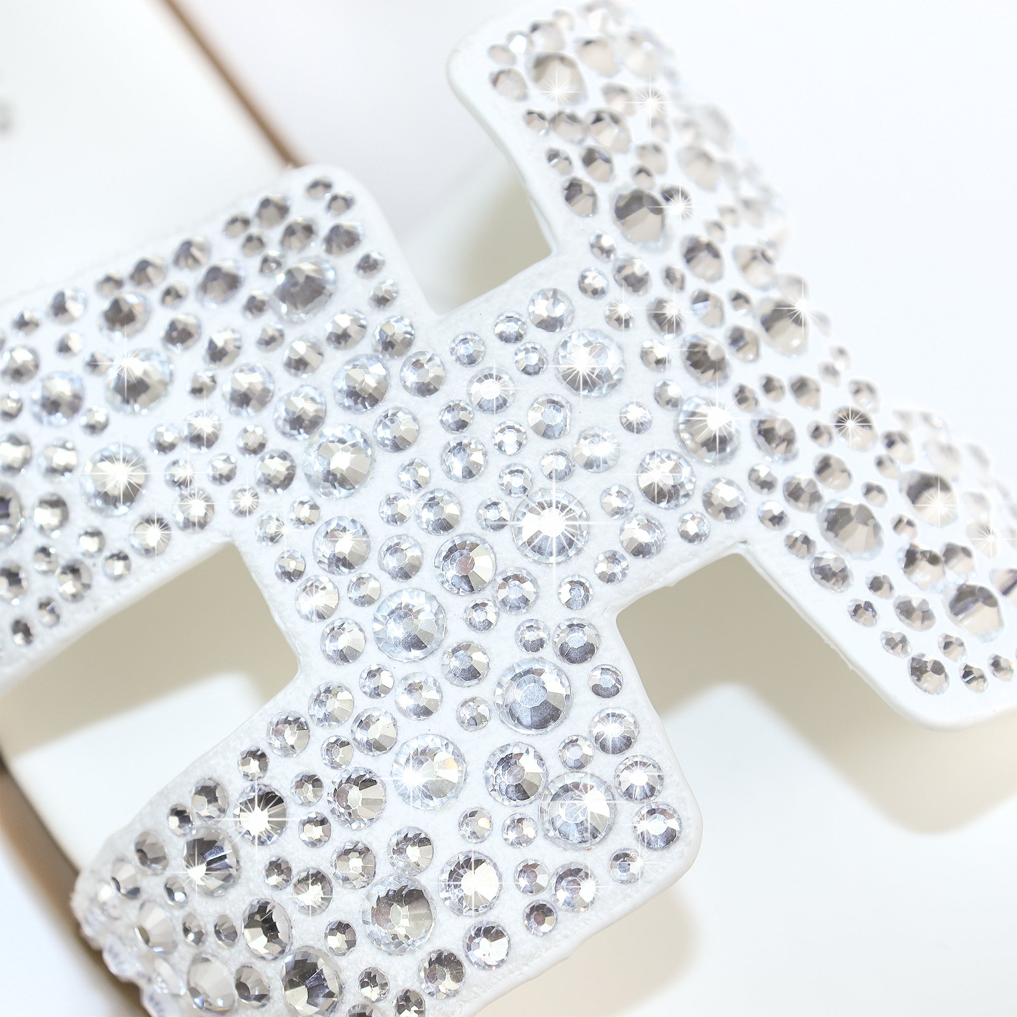 ADA-2 RHINESTONE COMFORT SLIDE WHITE
