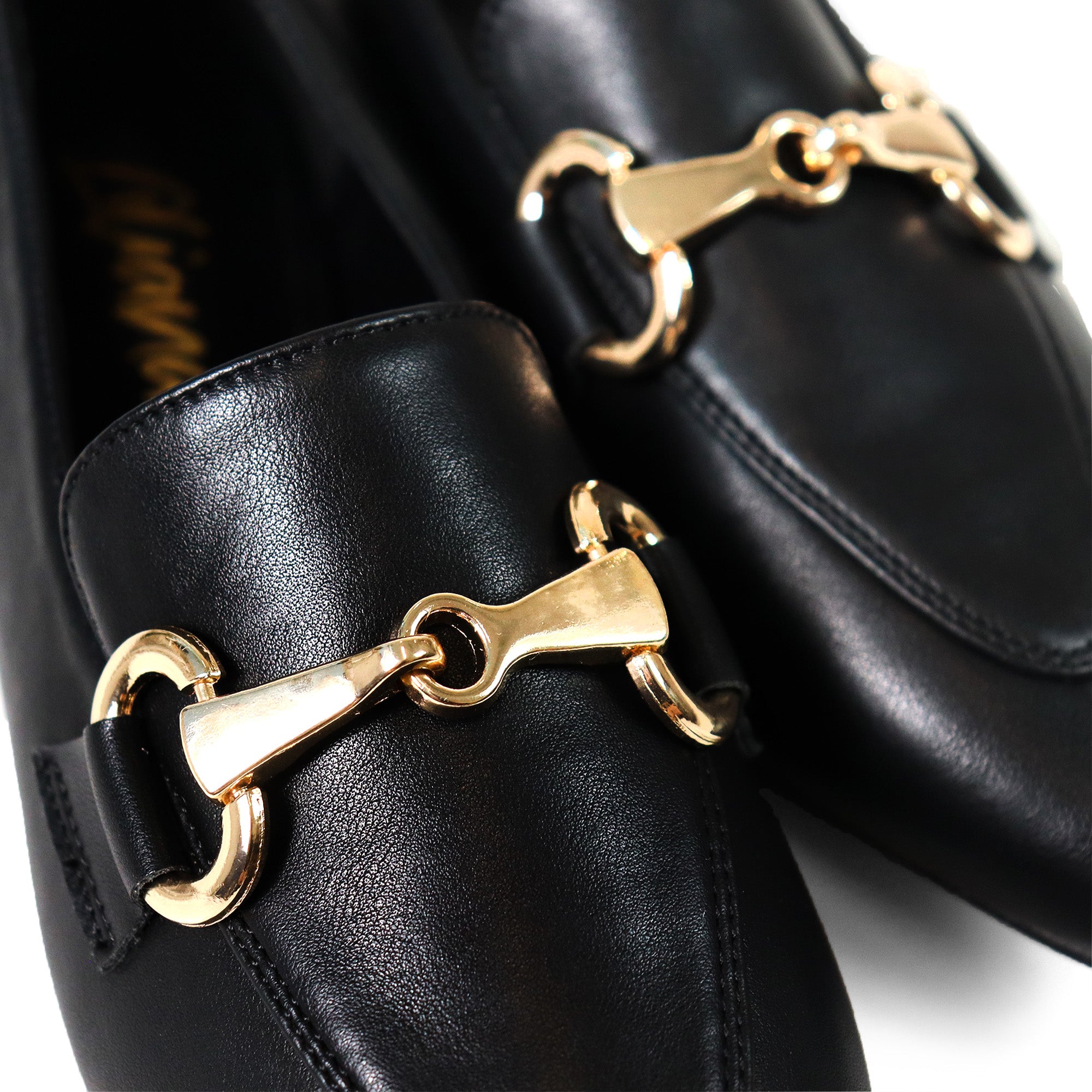ADAEL-1 HORSEBIT LOAFER FLAT BLACK