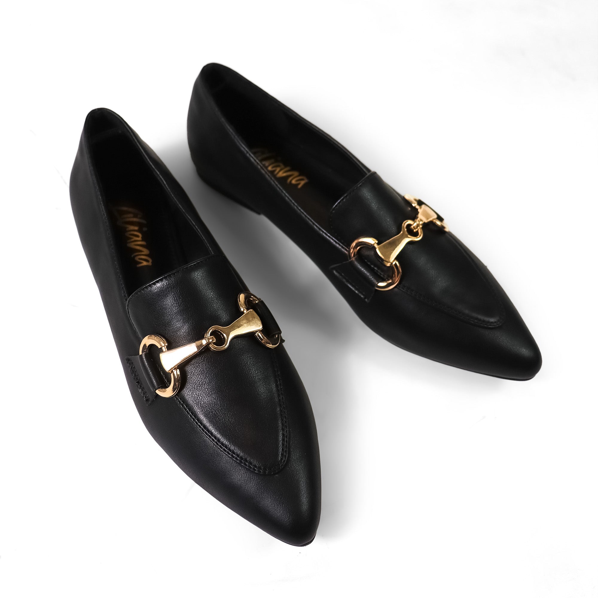 ADAEL-1 HORSEBIT LOAFER FLAT BLACK