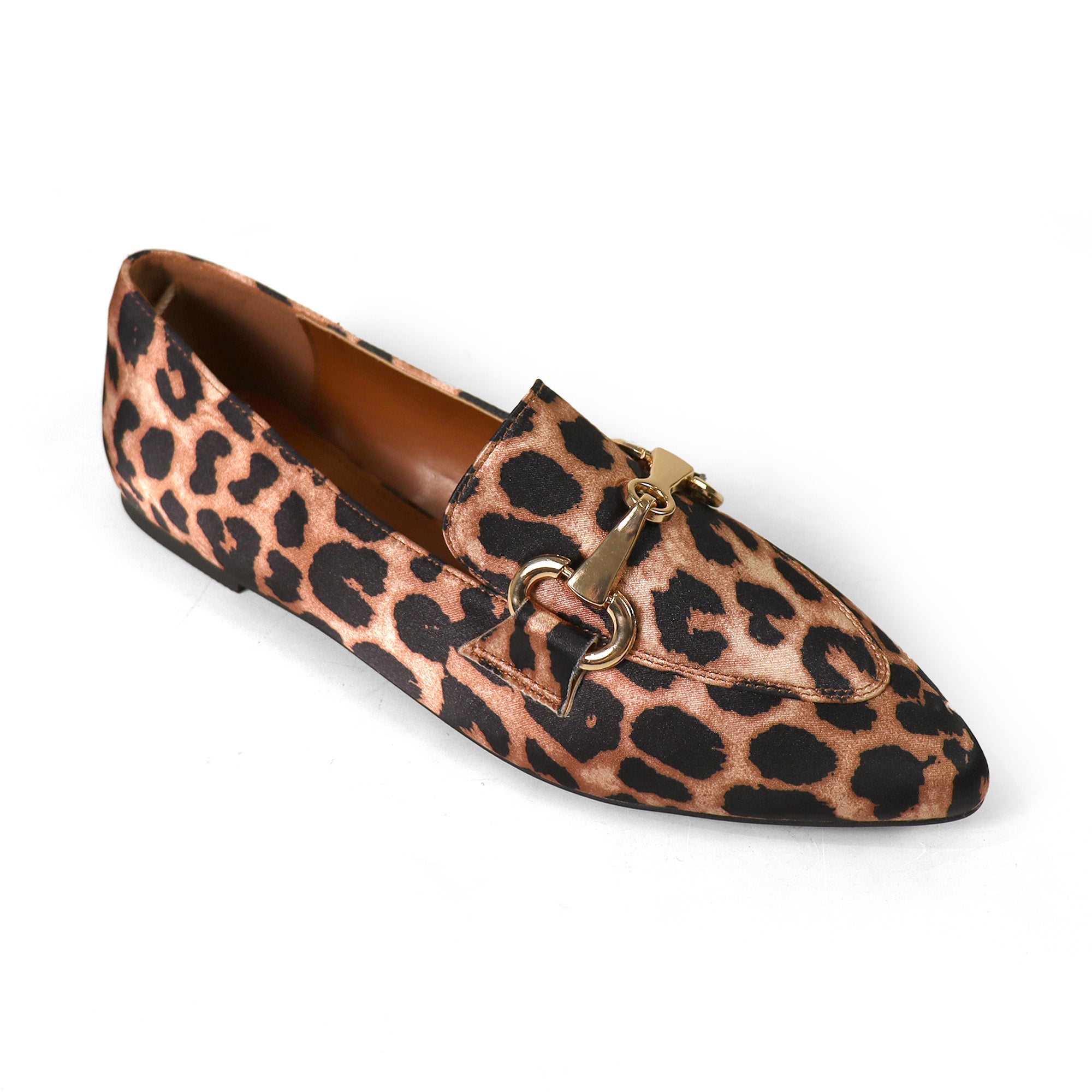 ADAEL-1 HORSEBIT LOAFER FLAT LEOPARD
