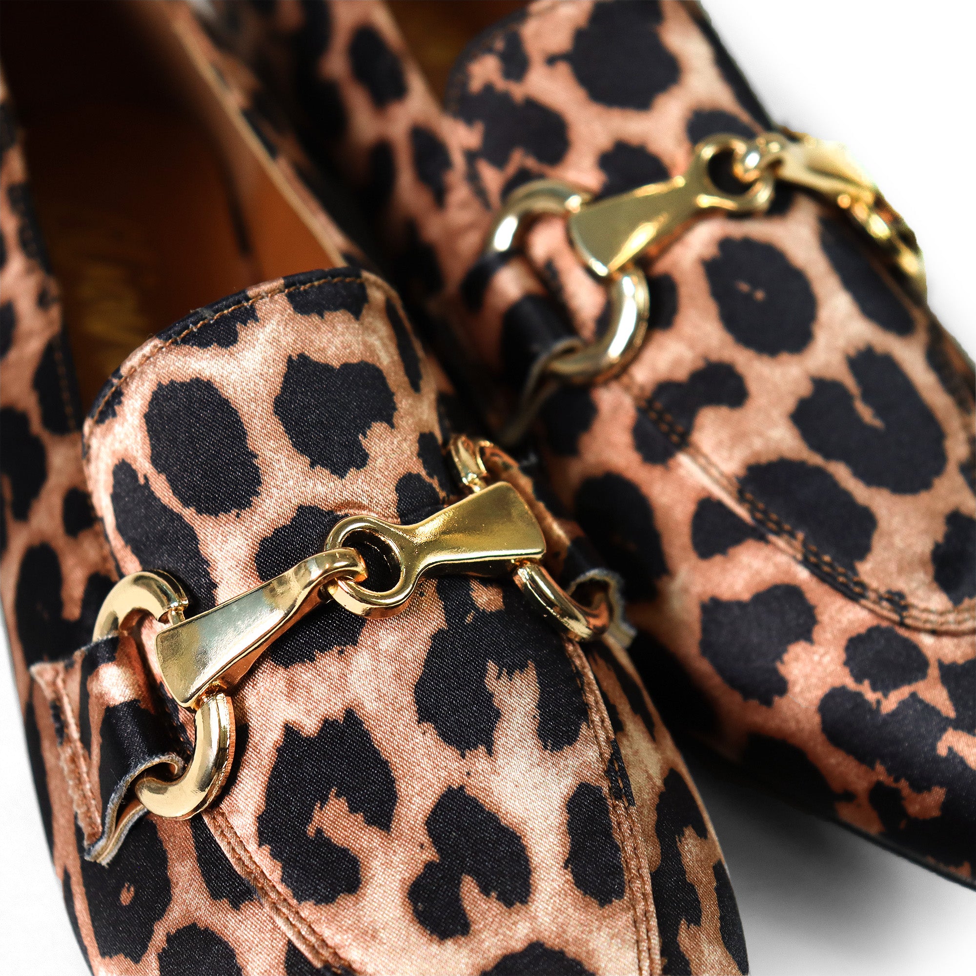 ADAEL-1 HORSEBIT LOAFER FLAT LEOPARD