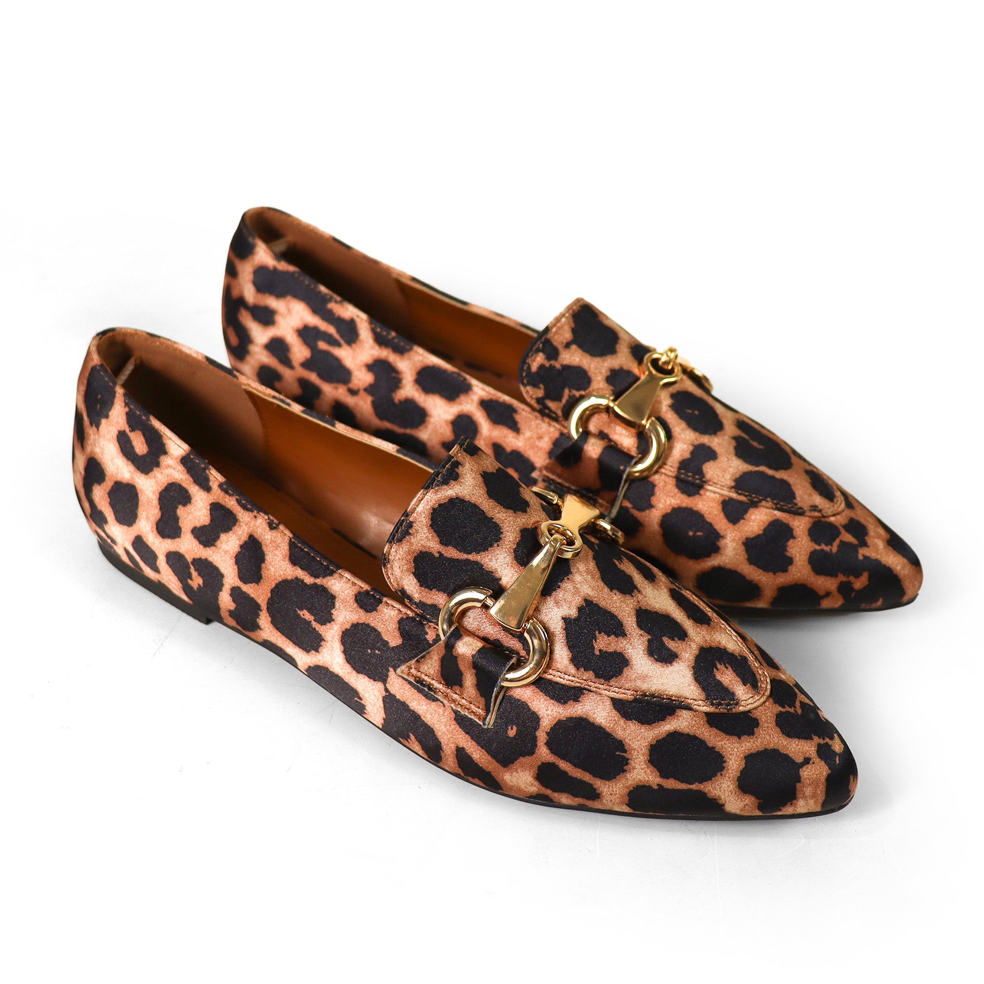 ADAEL-1 HORSEBIT LOAFER FLAT LEOPARD