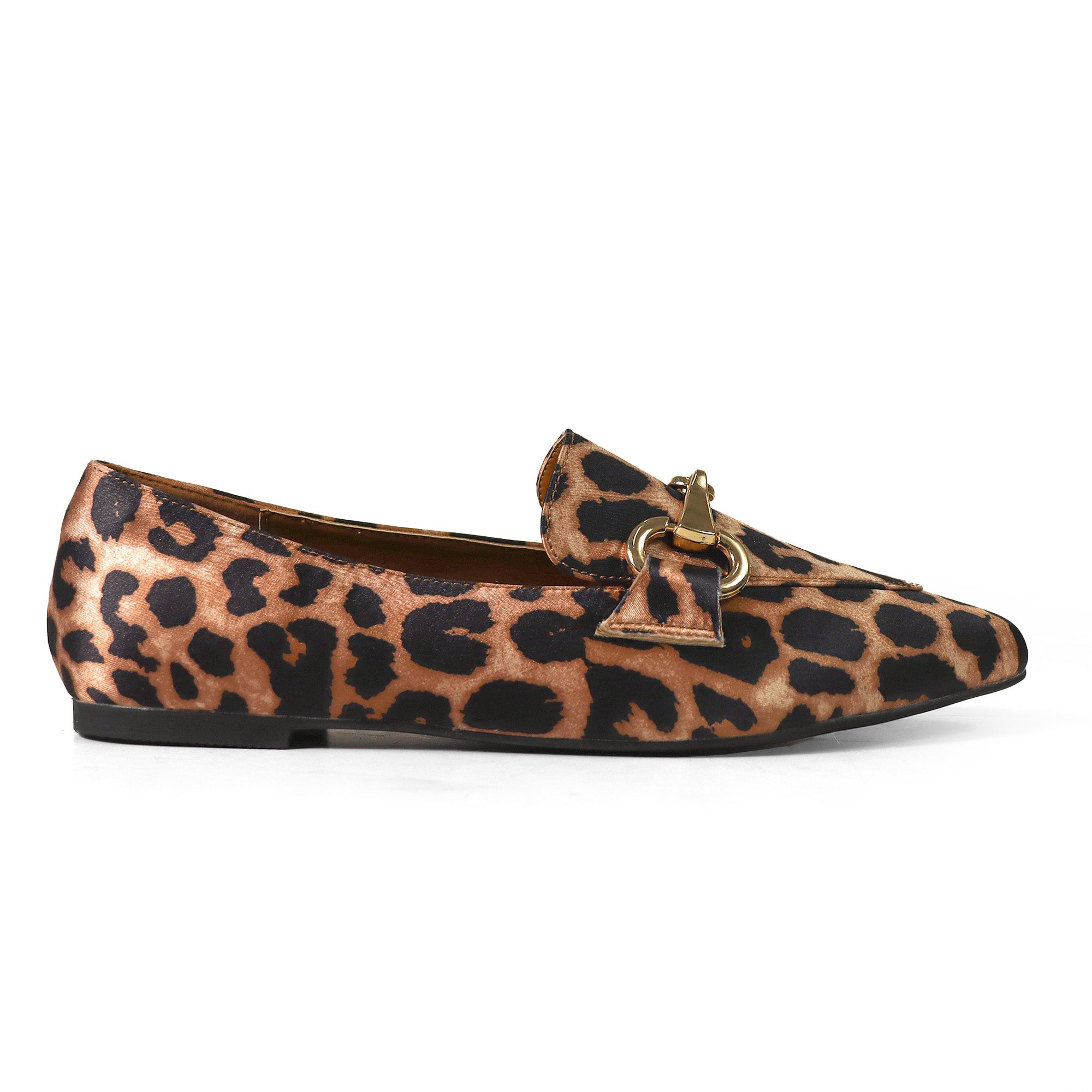 ADAEL-1 HORSEBIT LOAFER FLAT LEOPARD