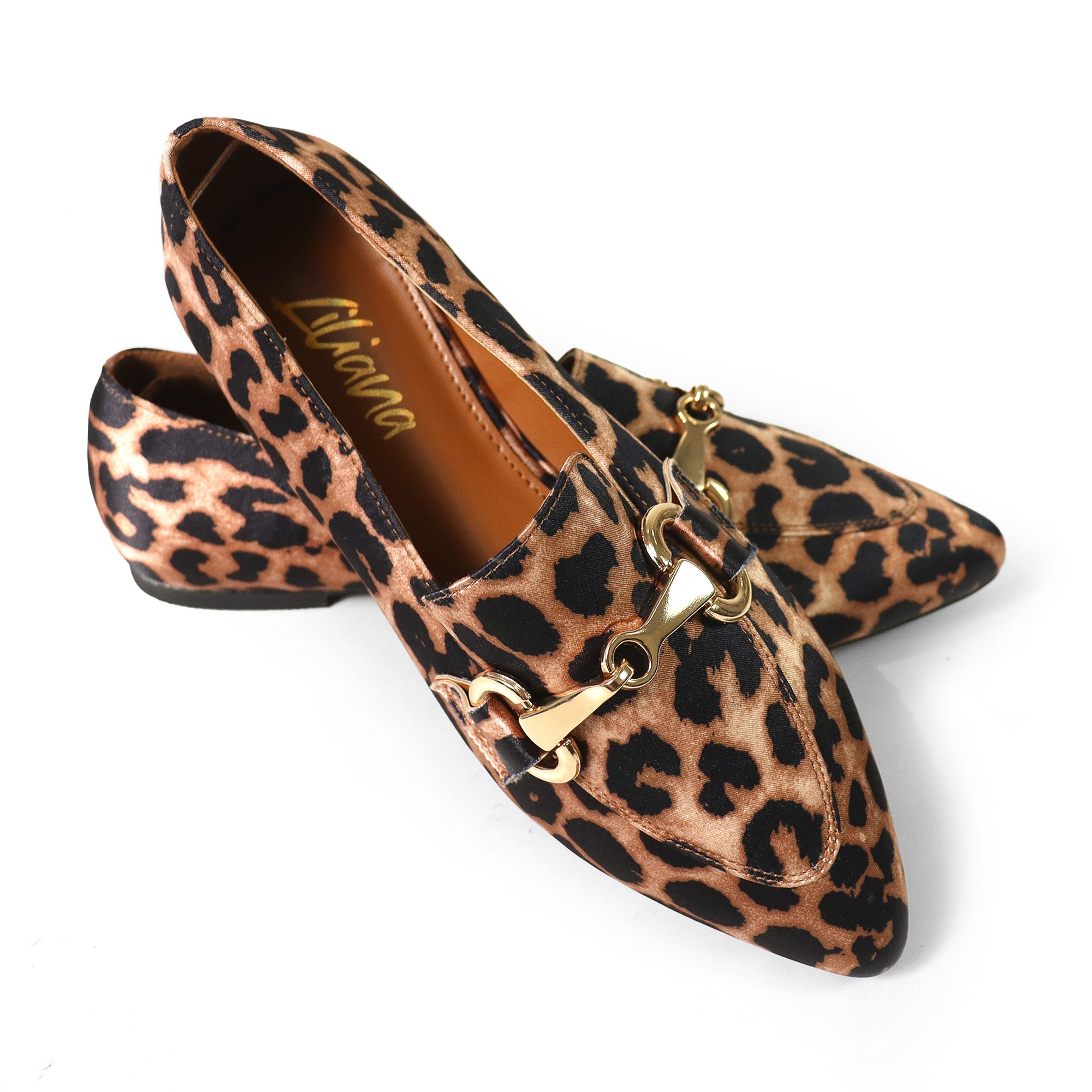 ADAEL-1 HORSEBIT LOAFER FLAT LEOPARD