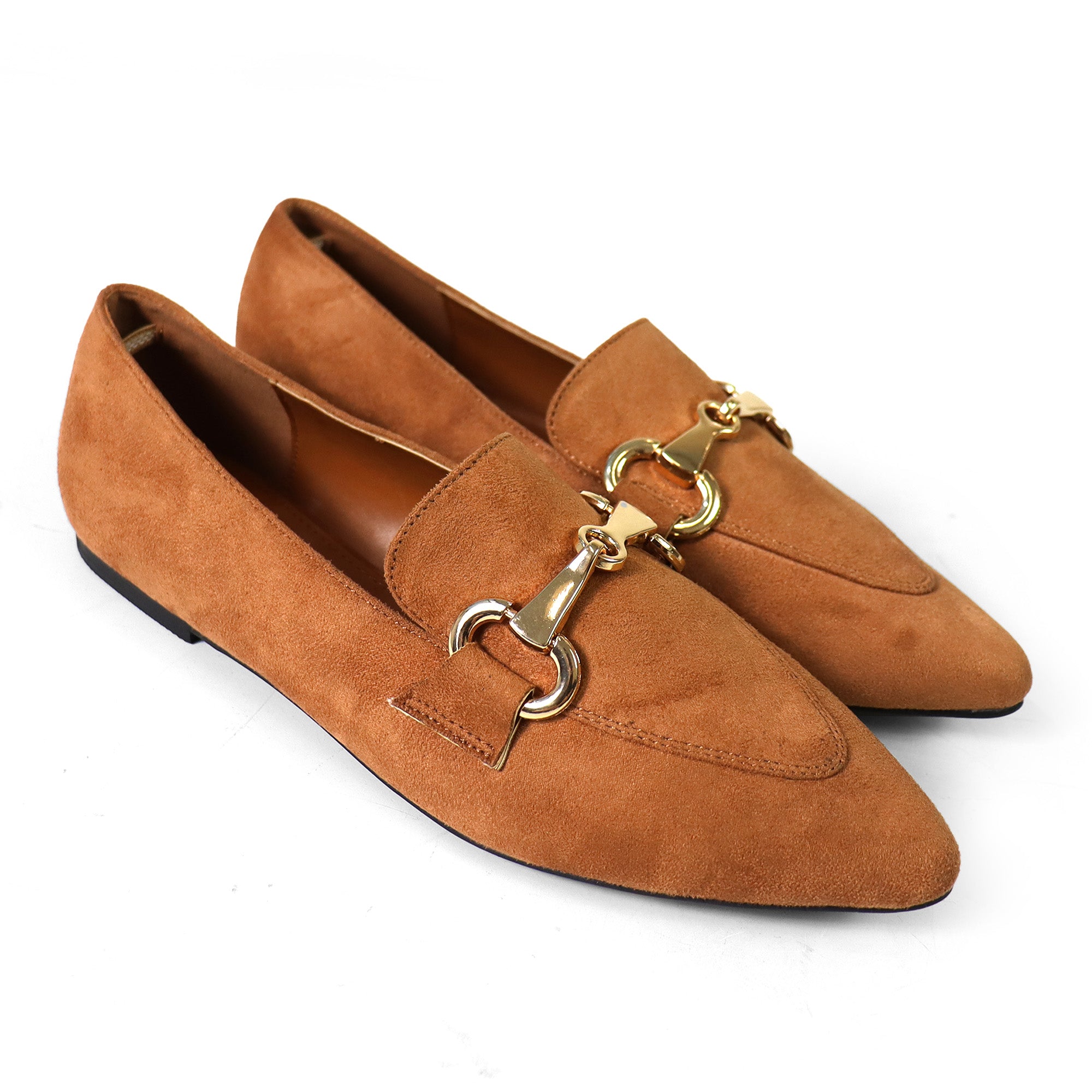 ADAEL-1 HORSEBIT LOAFER FLAT TAN