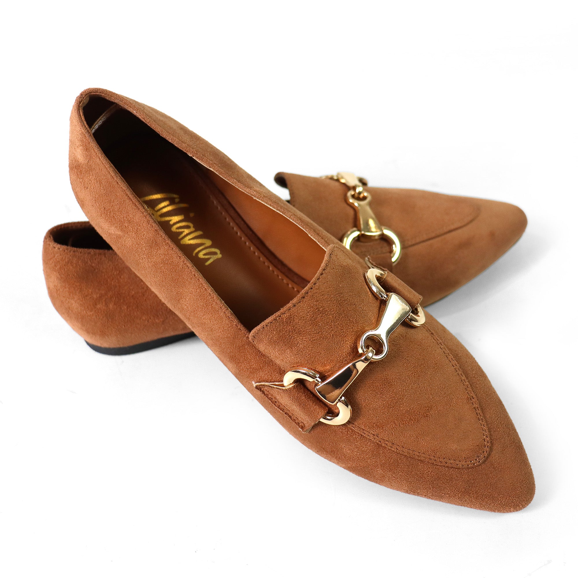 ADAEL-1 HORSEBIT LOAFER FLAT TAN