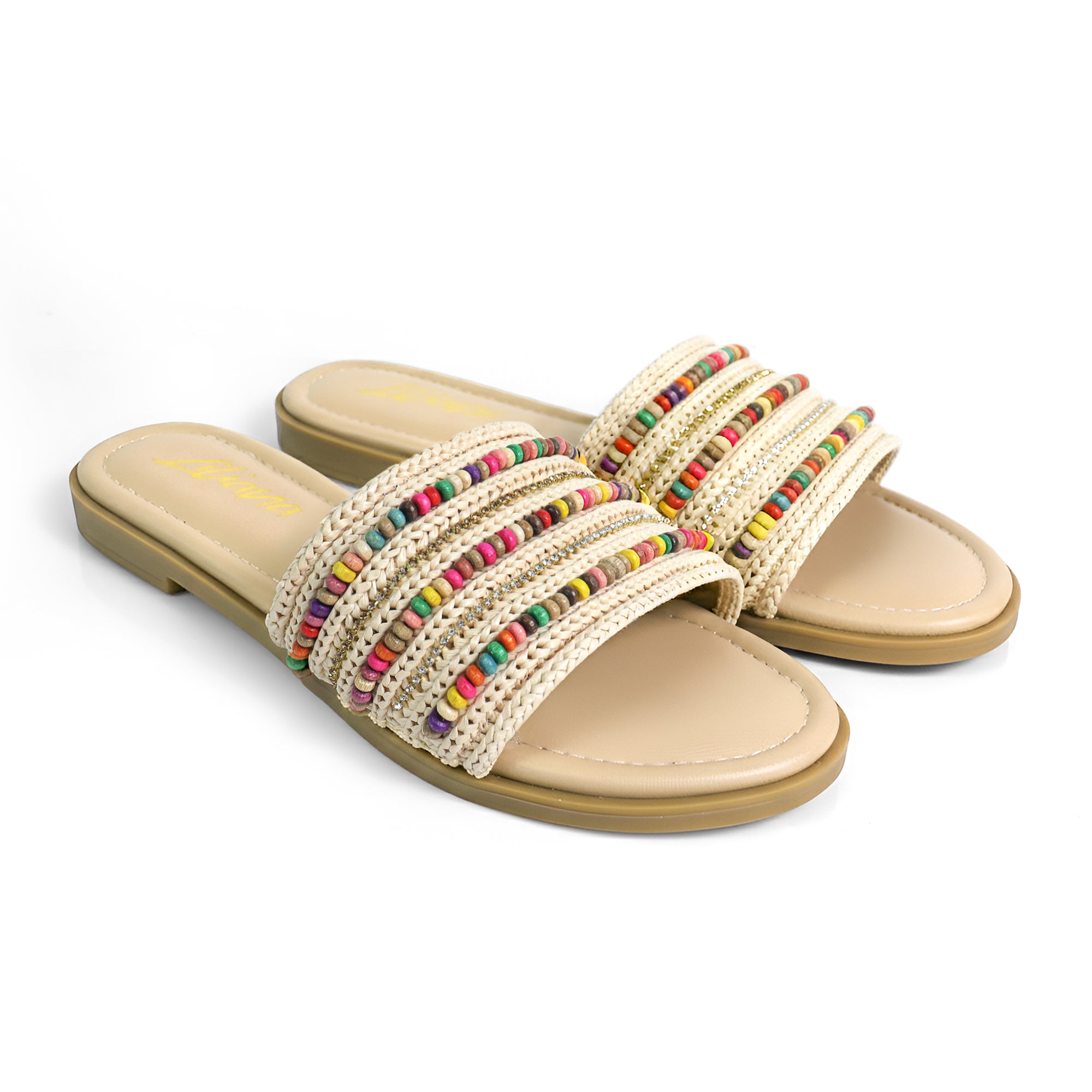 AGENCY-1 BEADS W/SANDAL BEIGE