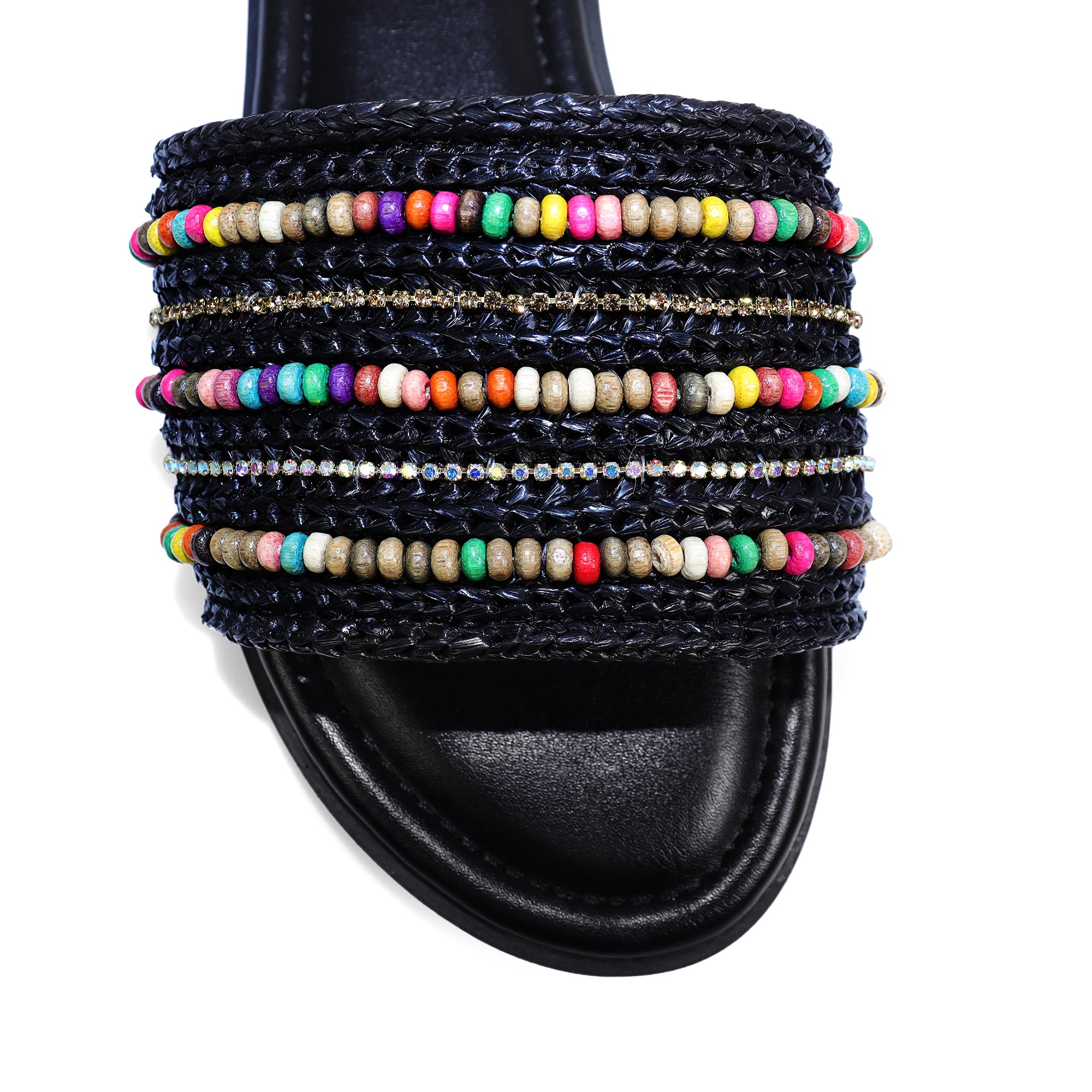 AGENCY-1 BEADS W/SANDAL BLACK