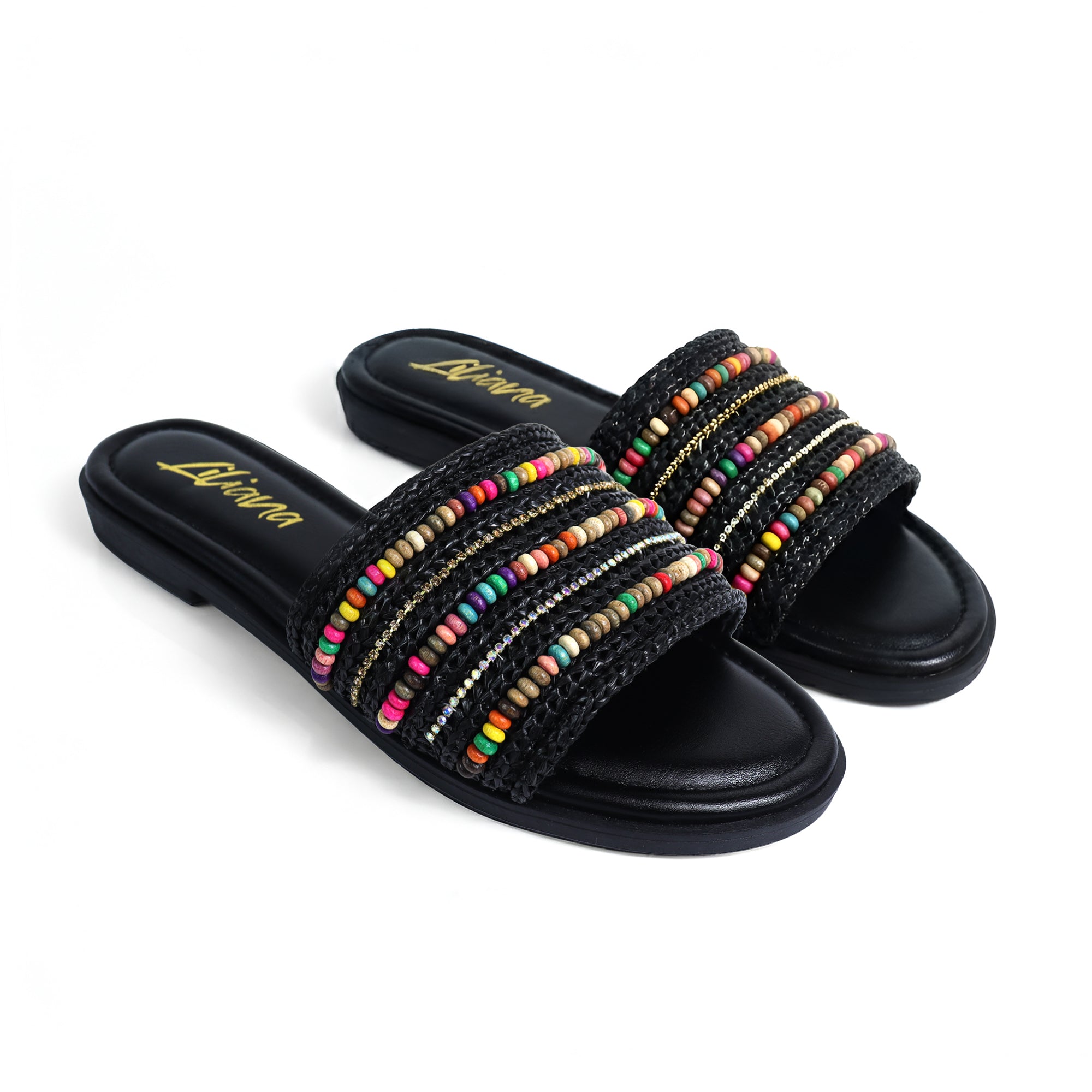 AGENCY-1 BEADS W/SANDAL BLACK