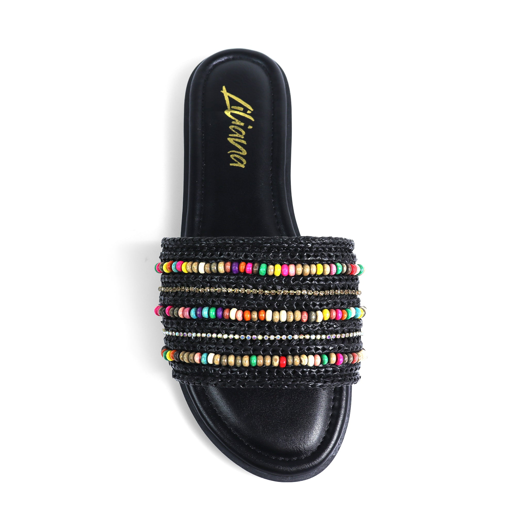 AGENCY-1 BEADS W/SANDAL BLACK