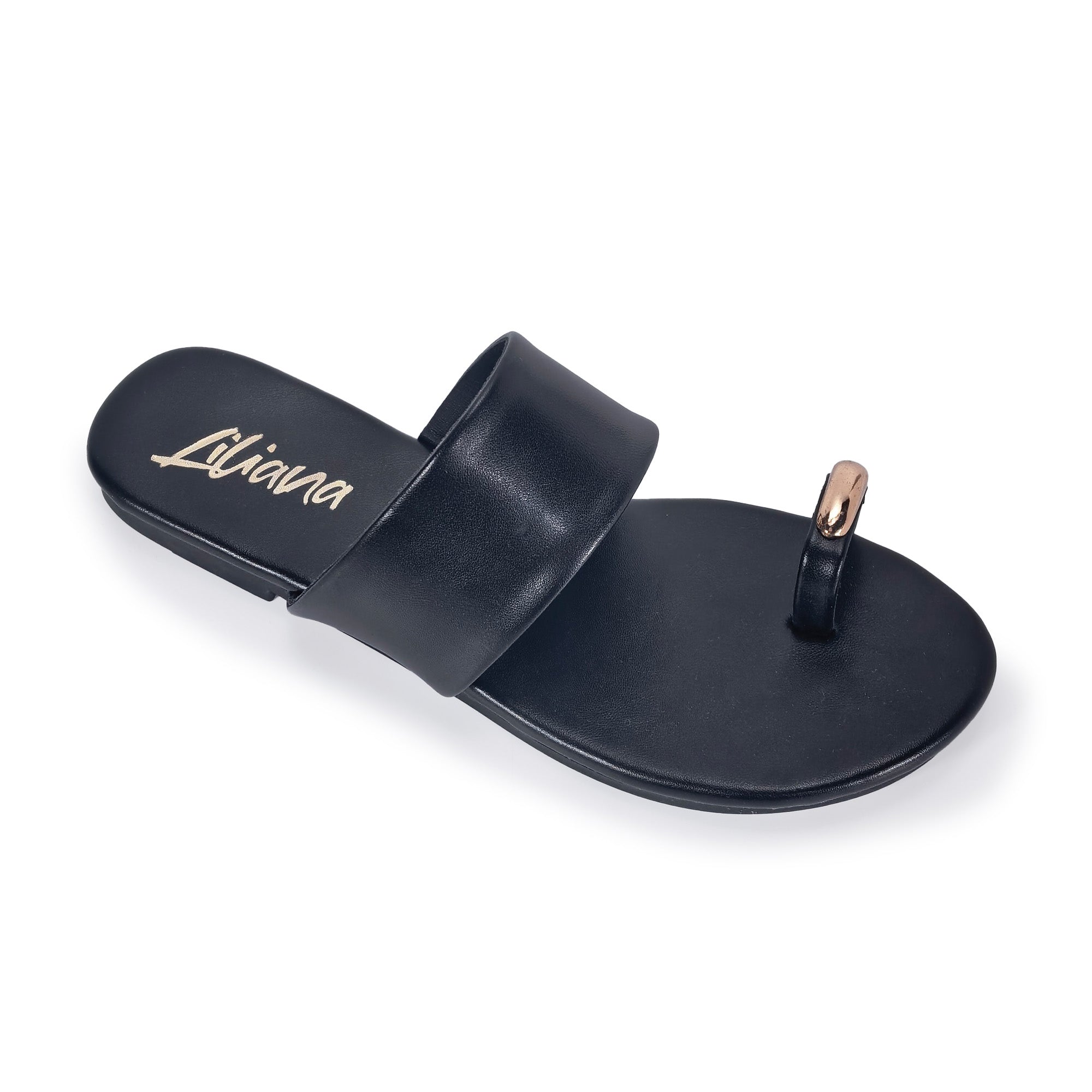 ALDITH-1 TOE RING SANDAL BLACK