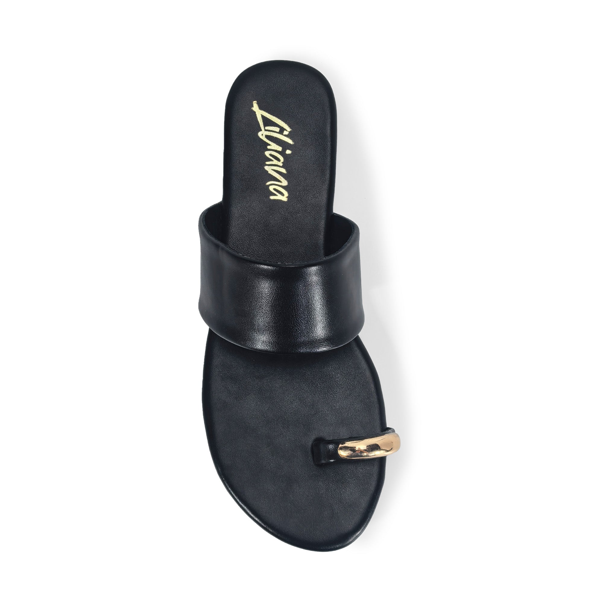 ALDITH-1 TOE RING SANDAL BLACK