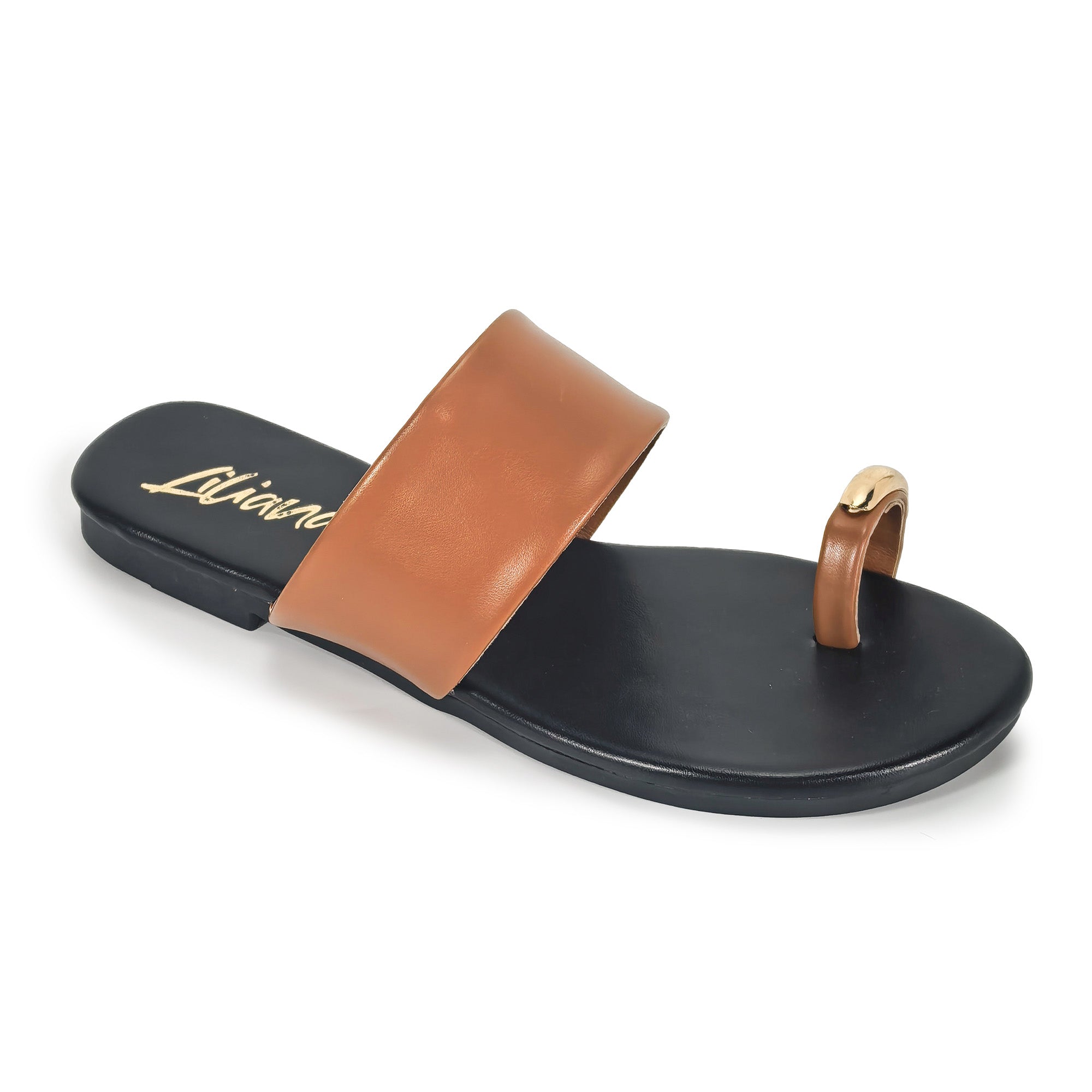 ALDITH-1 TOE RING SANDAL TAN