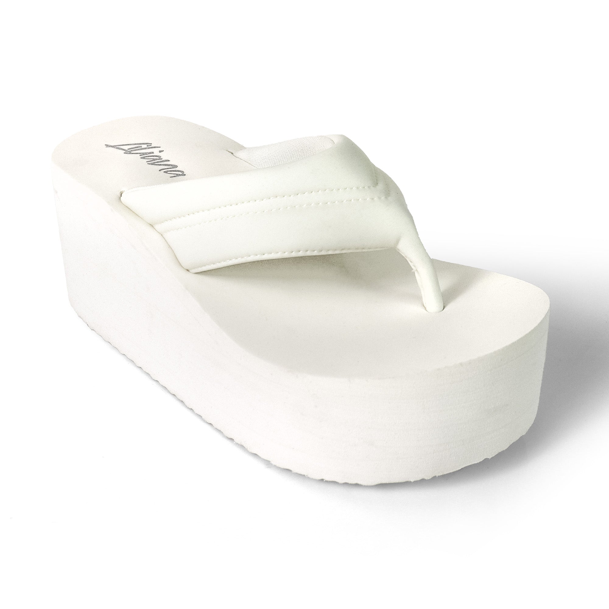 ALTA-1 WEDGE FLIP FLOP WHITE
