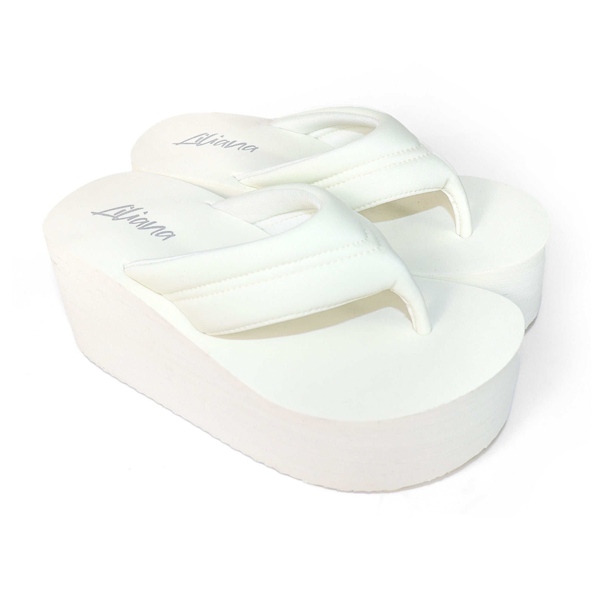 ALTA-1 WEDGE FLIP FLOP WHITE