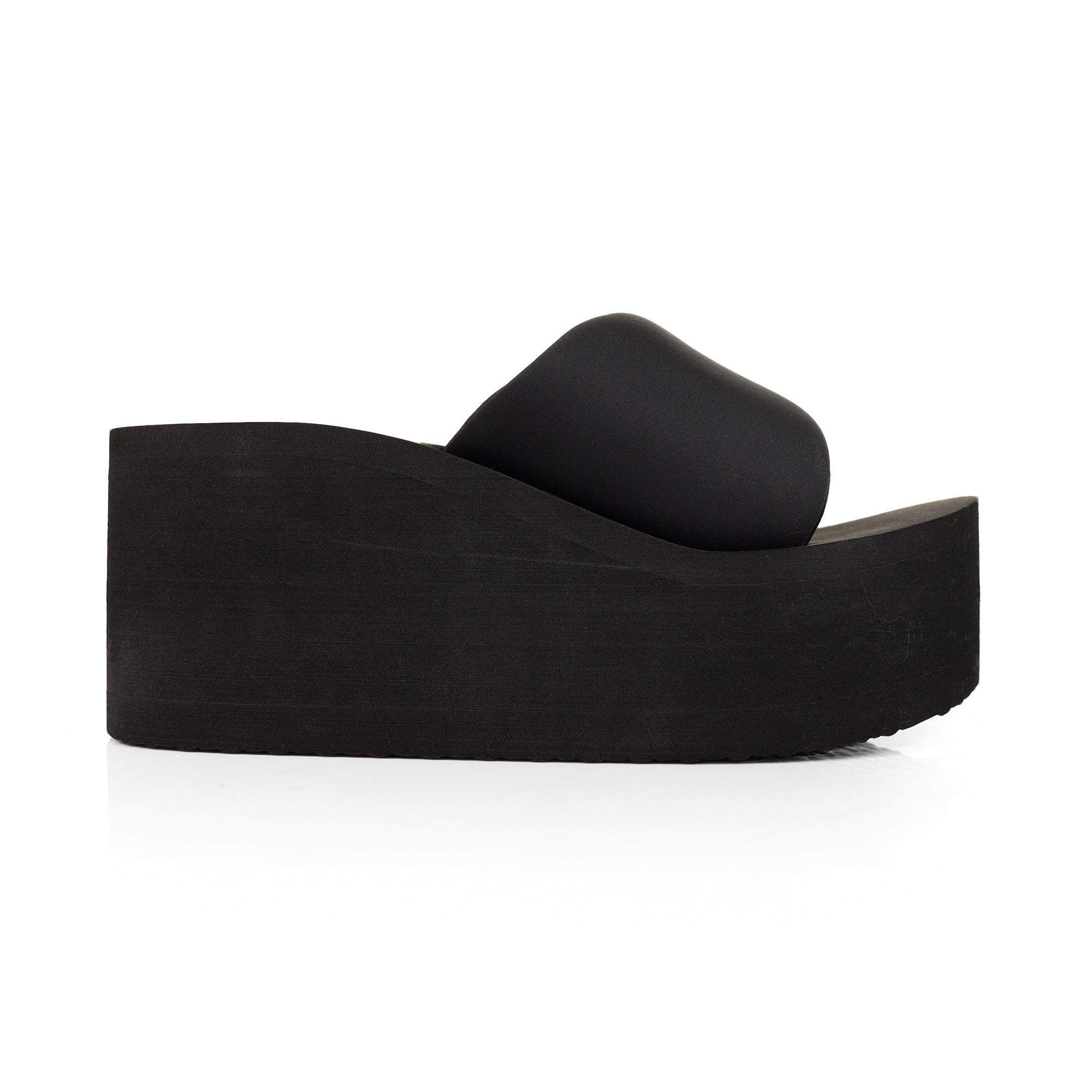 ALTA-2 THICK PLATFORM MULES WEDGE BLACK