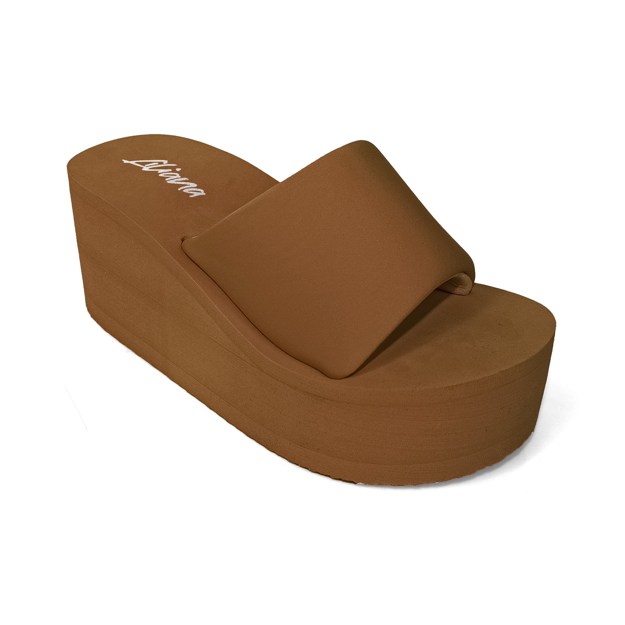 ALTA-2 THICK PLATFORM MULES WEDGE BROWN