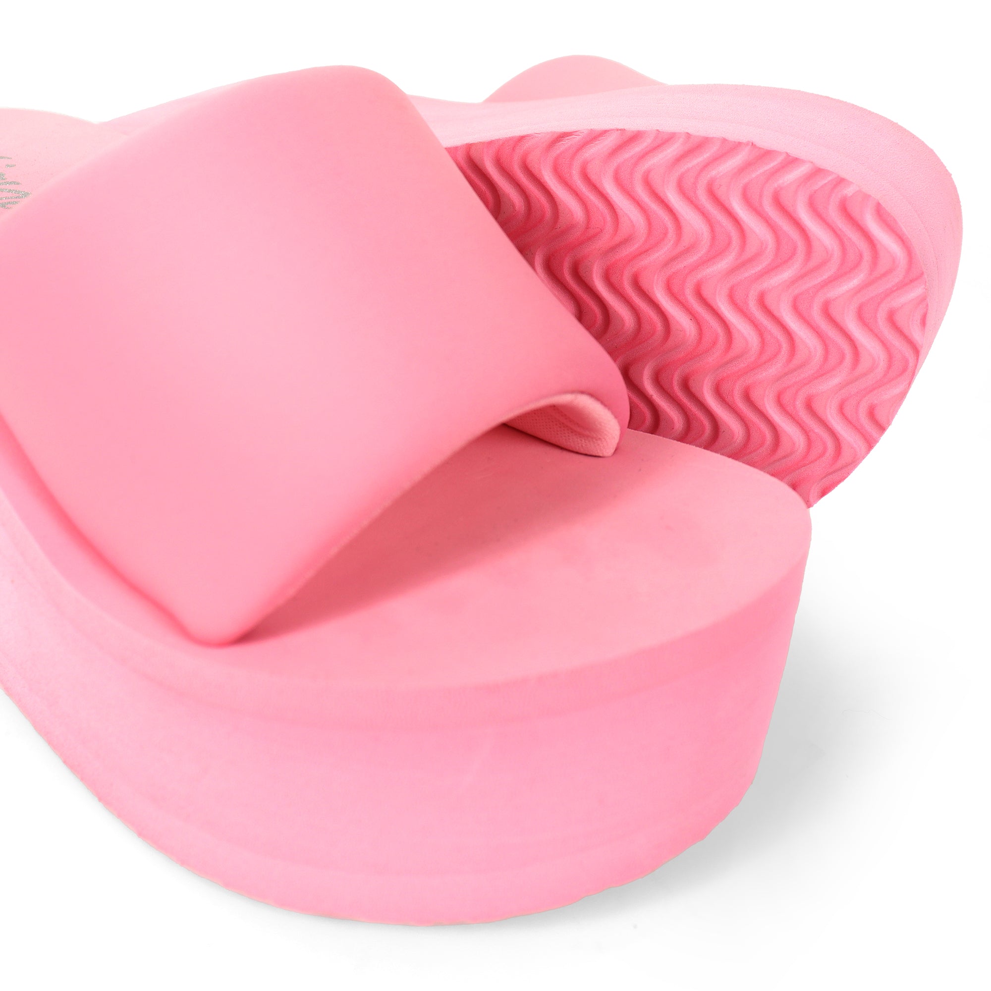 ALTA-2 THICK PLATFORM MULES WEDGE PINK