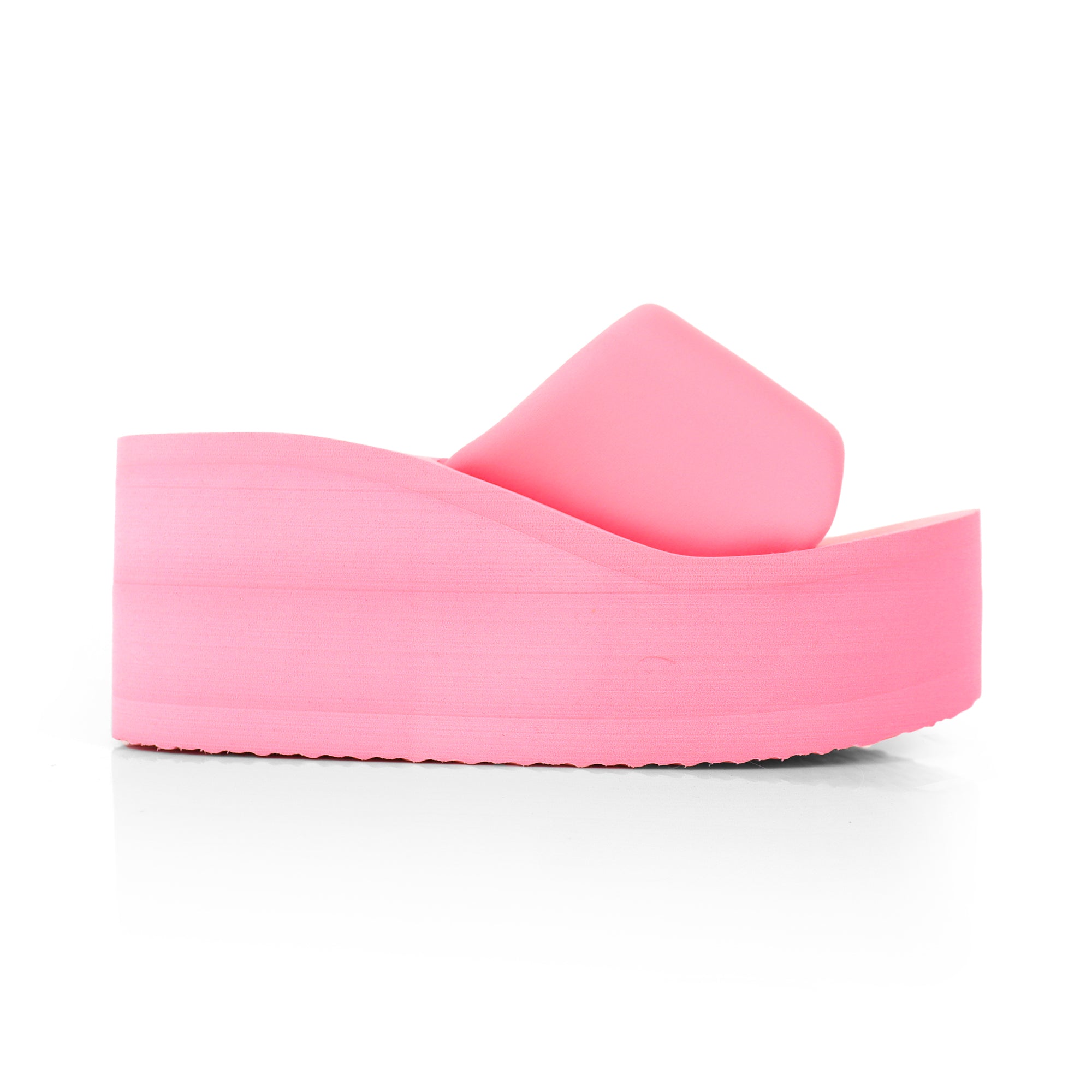 ALTA-2 THICK PLATFORM MULES WEDGE PINK