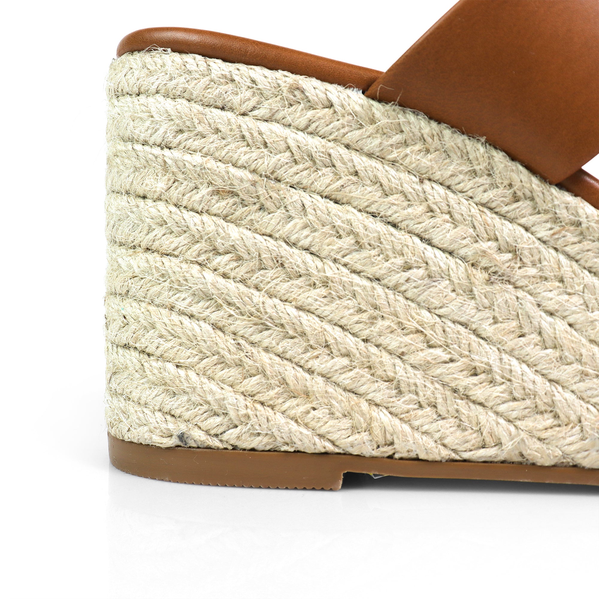 ALYAH-1 DUO ESPADRILLE WEDGE SANDAL TAN