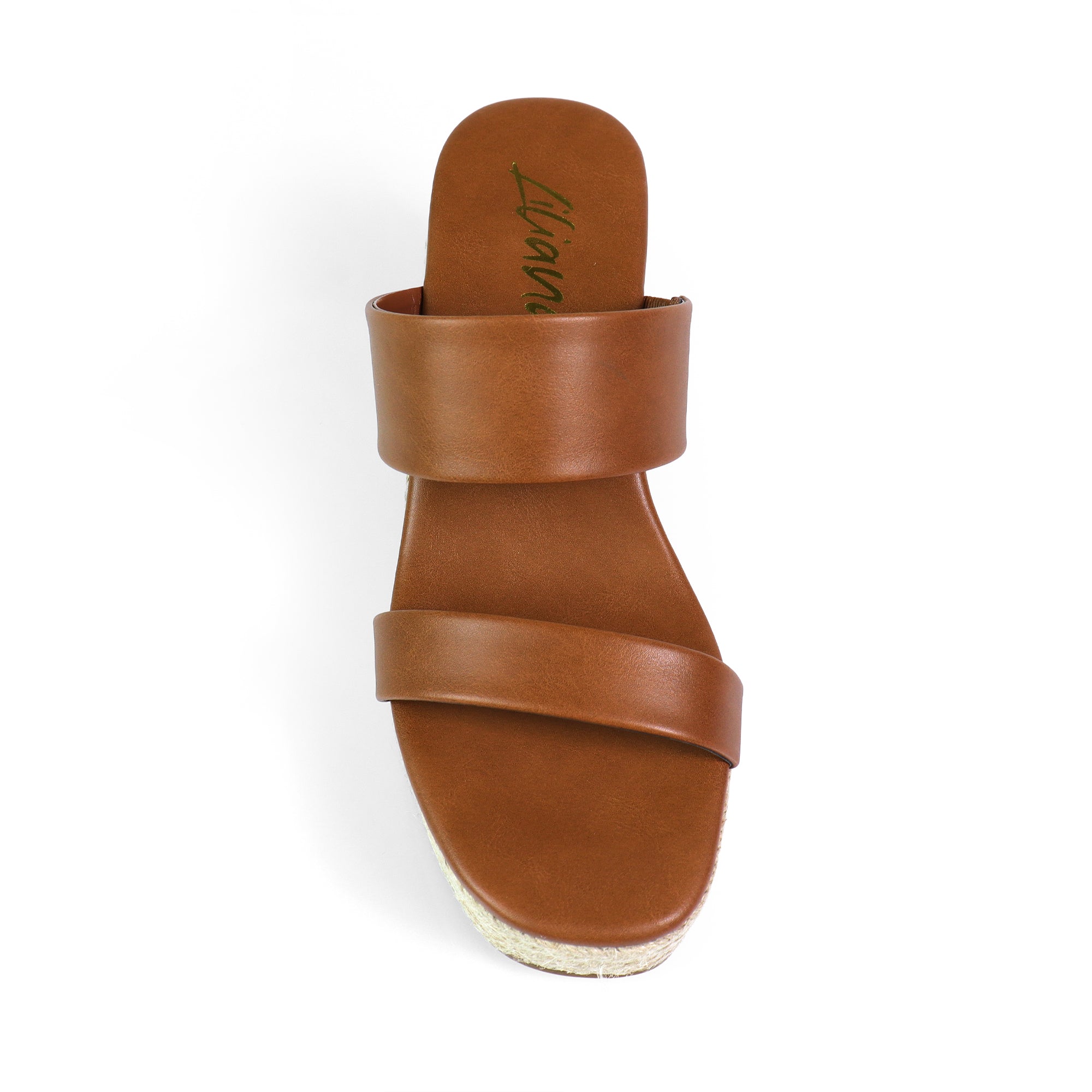 ALYAH-1 DUO ESPADRILLE WEDGE SANDAL TAN
