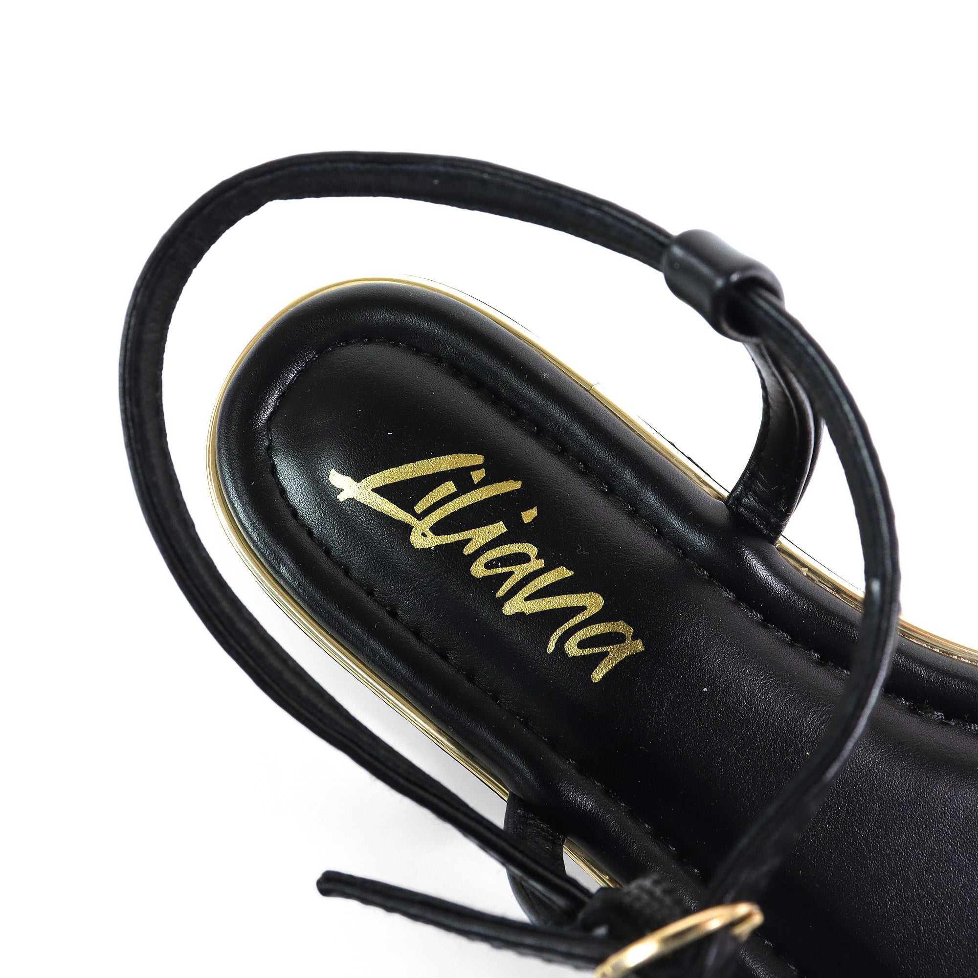 AMRIT-3 TOE LOOP SANDALS BLACK