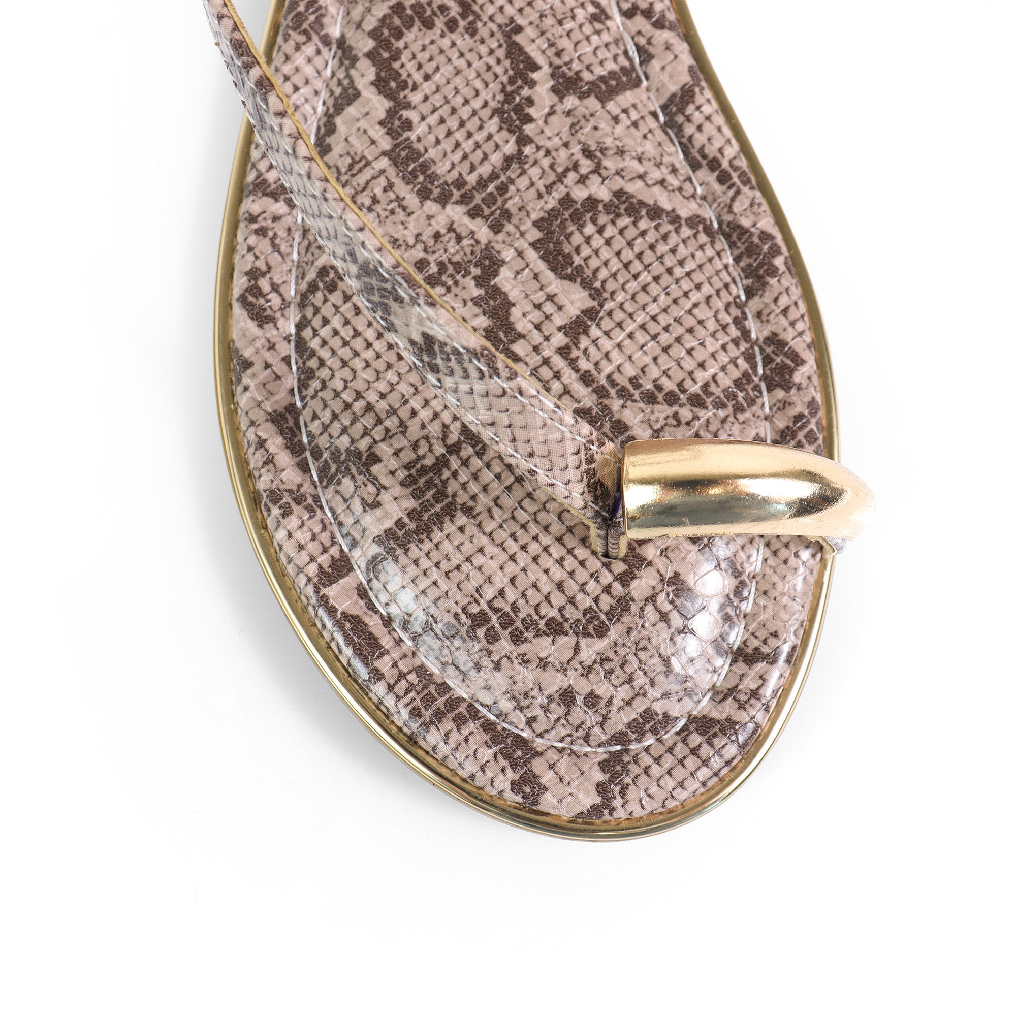 AMRIT-3 TOE LOOP SANDALS SNAKE