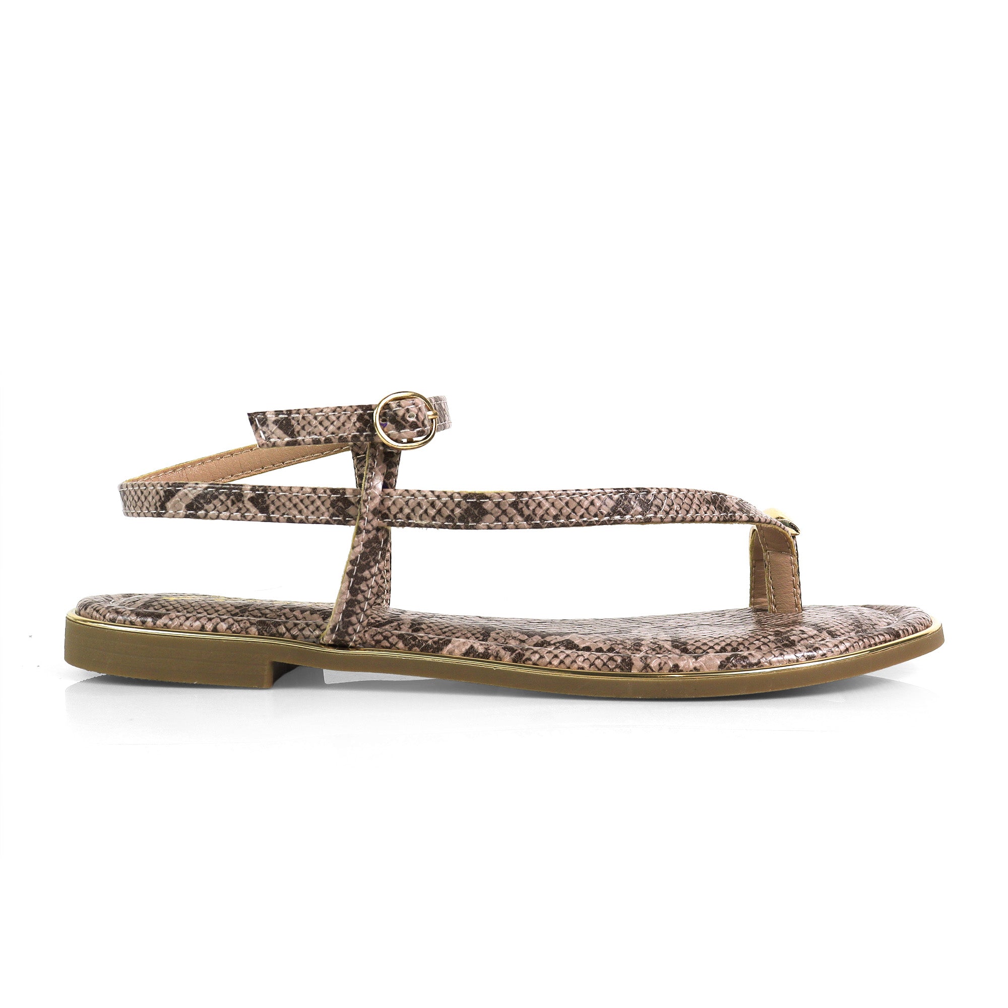 AMRIT-3 TOE LOOP SANDALS SNAKE