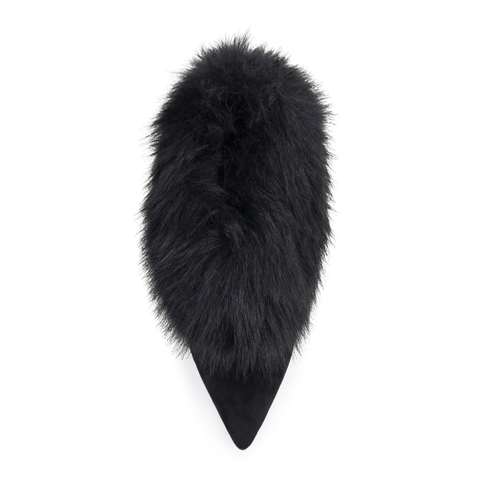 ANIQUE-1 FURRY BOOTIE BLACK