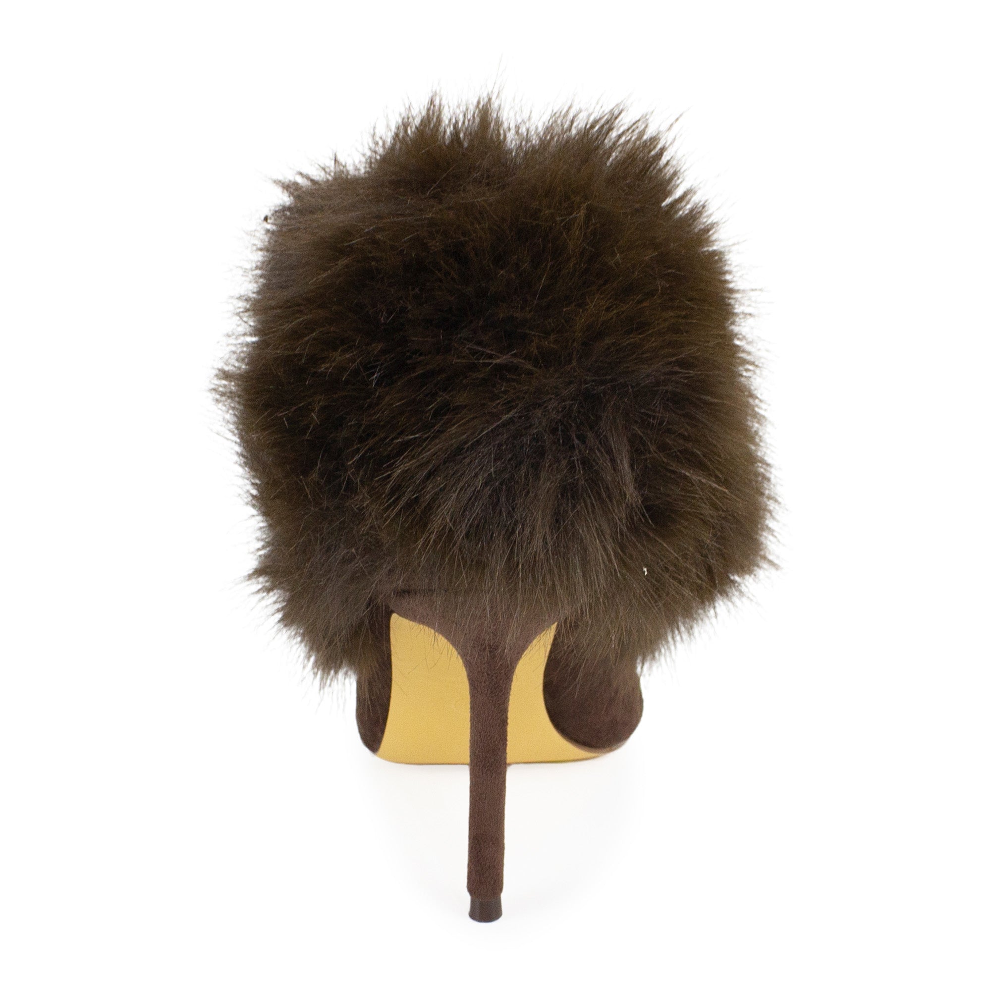 ANIQUE-1 FURRY BOOTIE BROWN
