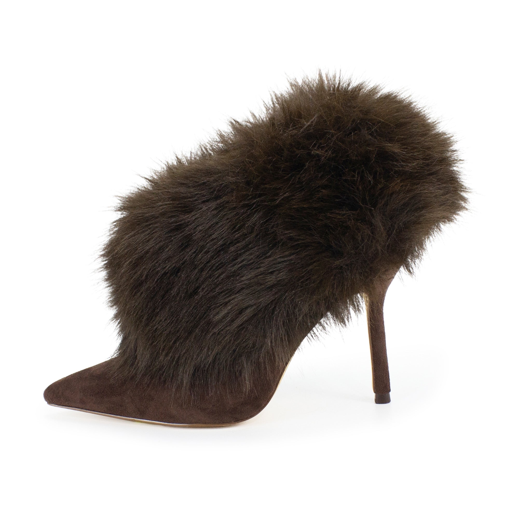 ANIQUE-1 FURRY BOOTIE BROWN