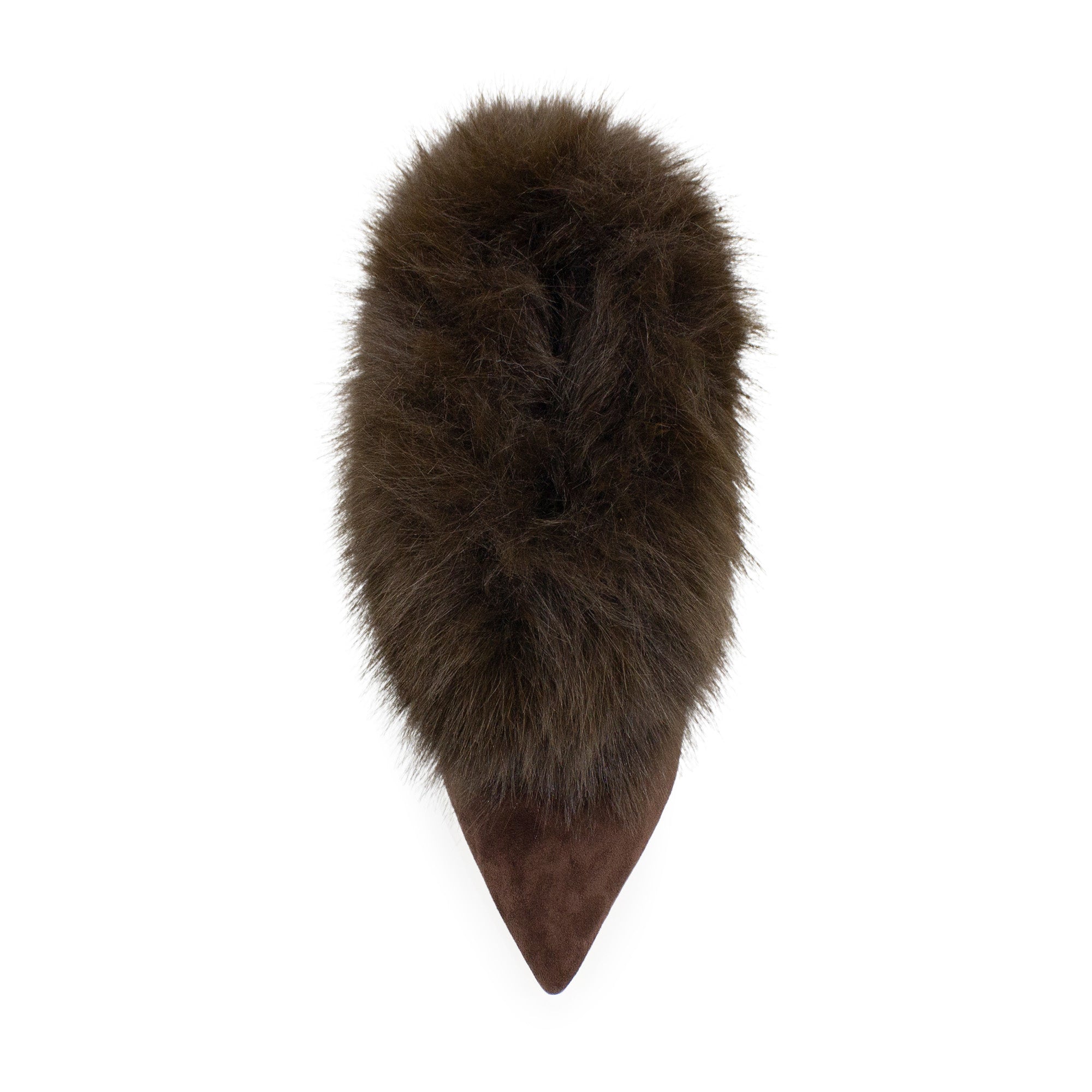 ANIQUE-1 FURRY BOOTIE BROWN