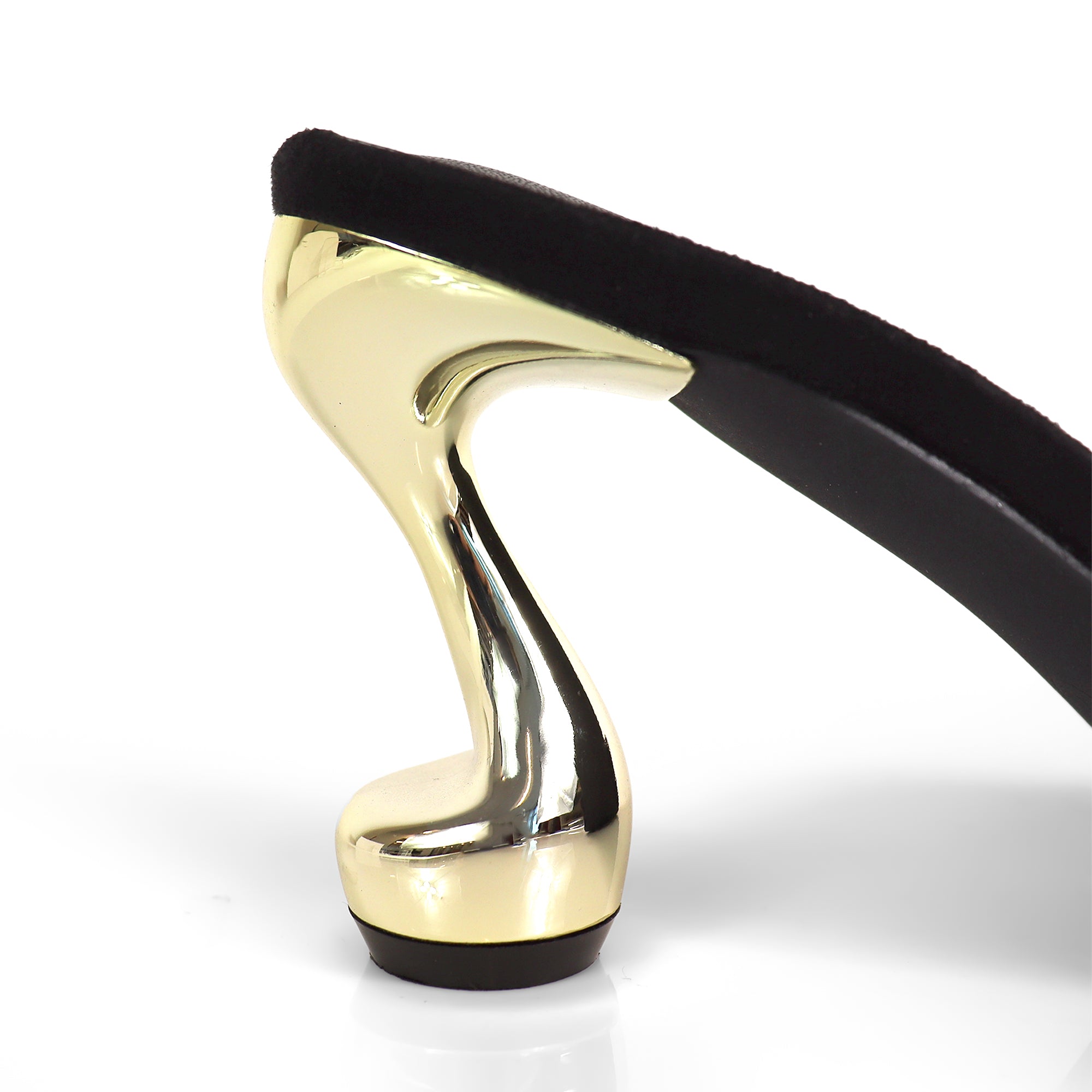 ARABELLA-2 MULE W/TWIRL HEEL BLACK