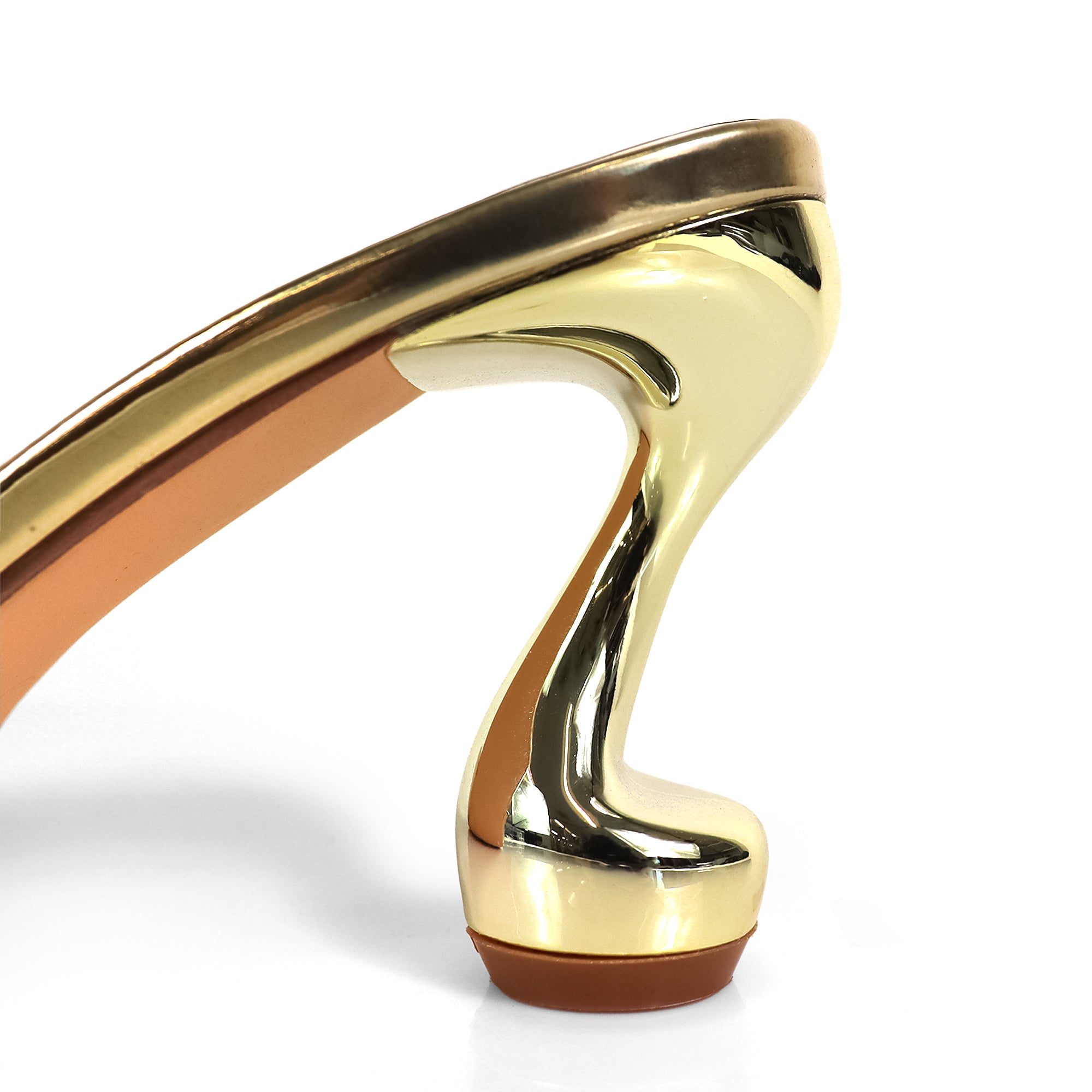 ARABELLA-2 MULE W/TWIRL HEEL GOLD