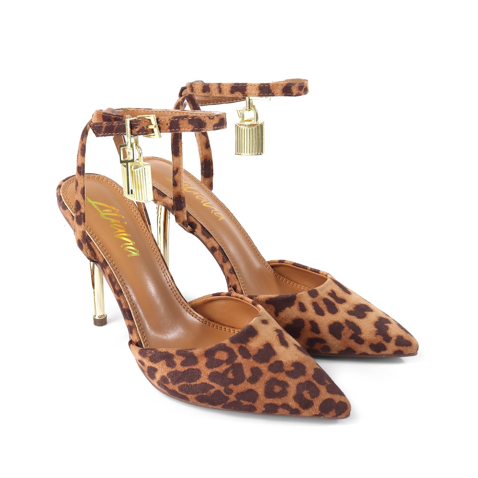 BANKS-68 POINTED TOE PUMP W/ PENCIL HEEL LEOPARD