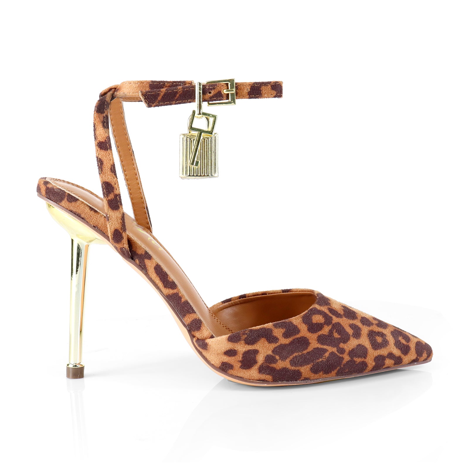 BANKS-68 POINTED TOE PUMP W/ PENCIL HEEL LEOPARD