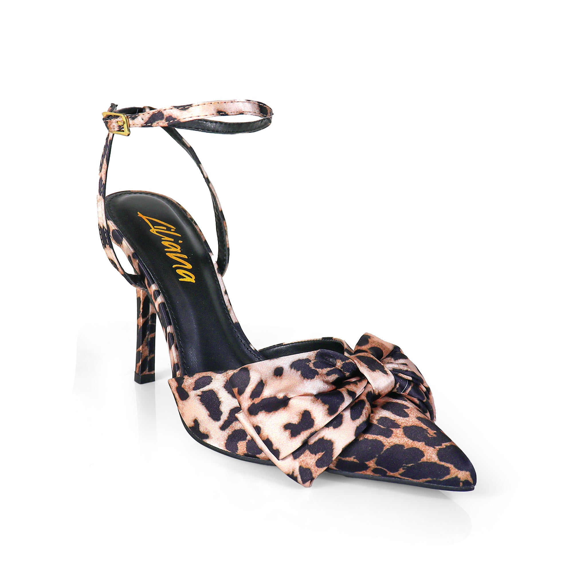 BAROX-1 LOVEKNOT SANDAL W/ HEEL LEOPARD