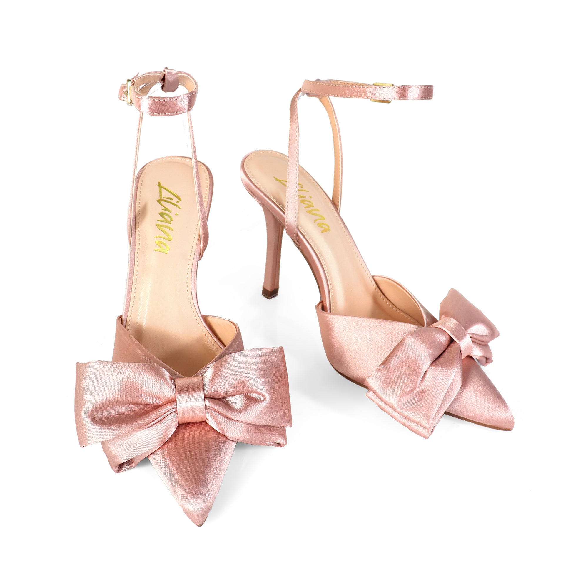BAROX-1 LOVEKNOT SANDAL W/ HEEL NUDE
