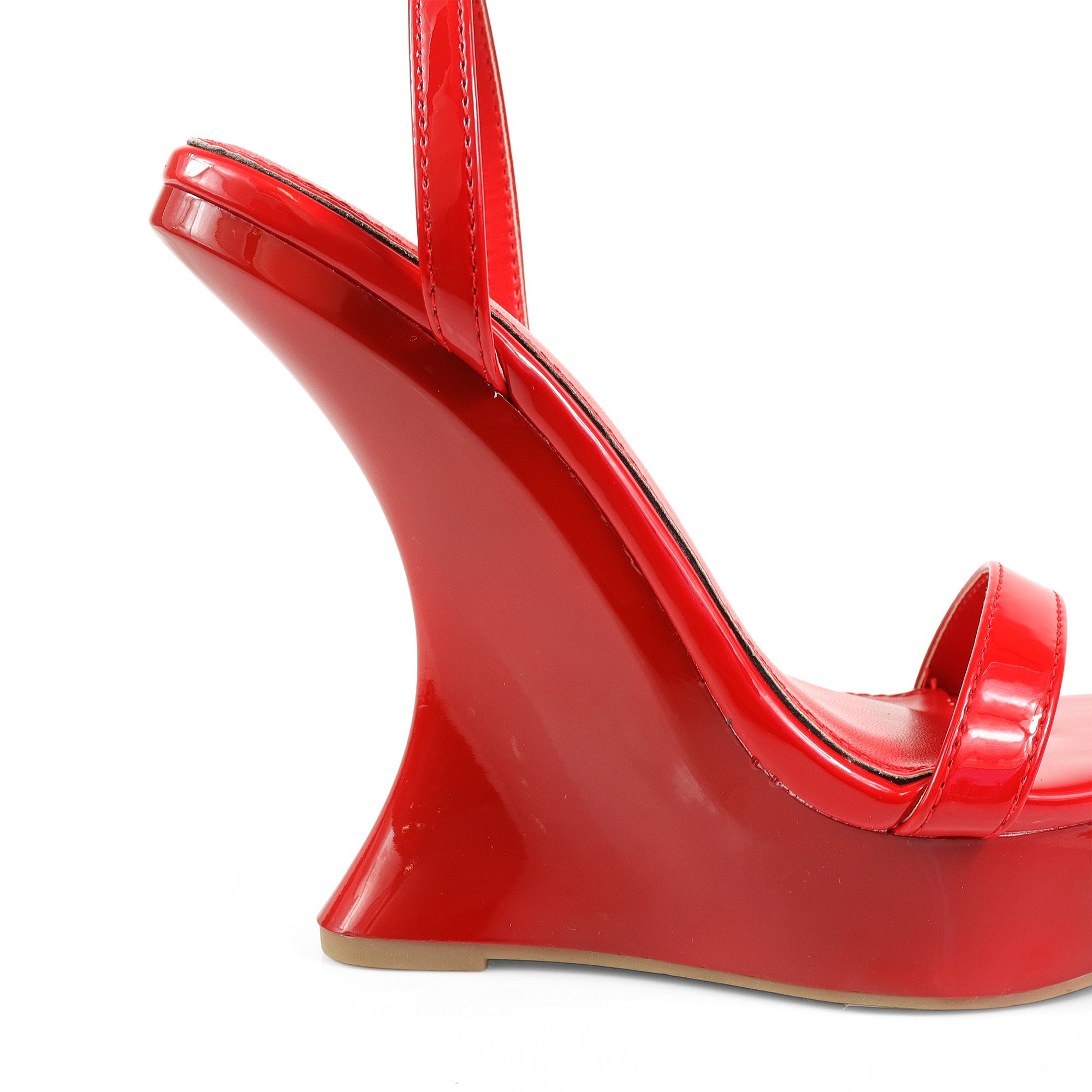 BASSO-1 ANKL STRAP W/ WEDGE RED