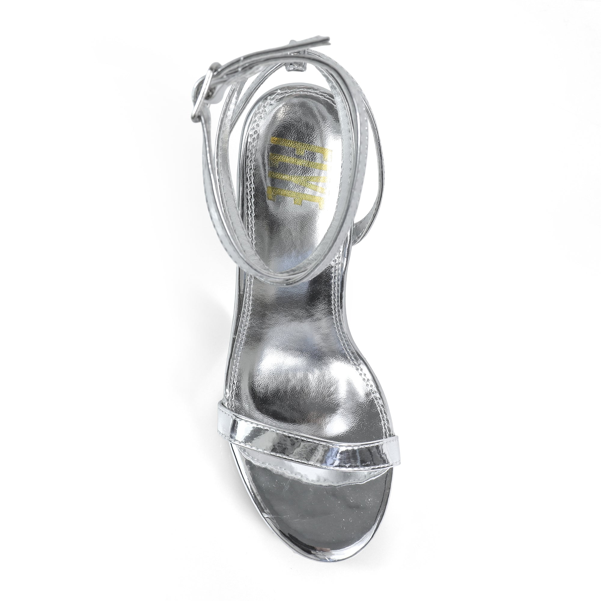 BASSO-1 ANKL STRAP W/ WEDGE SILVER