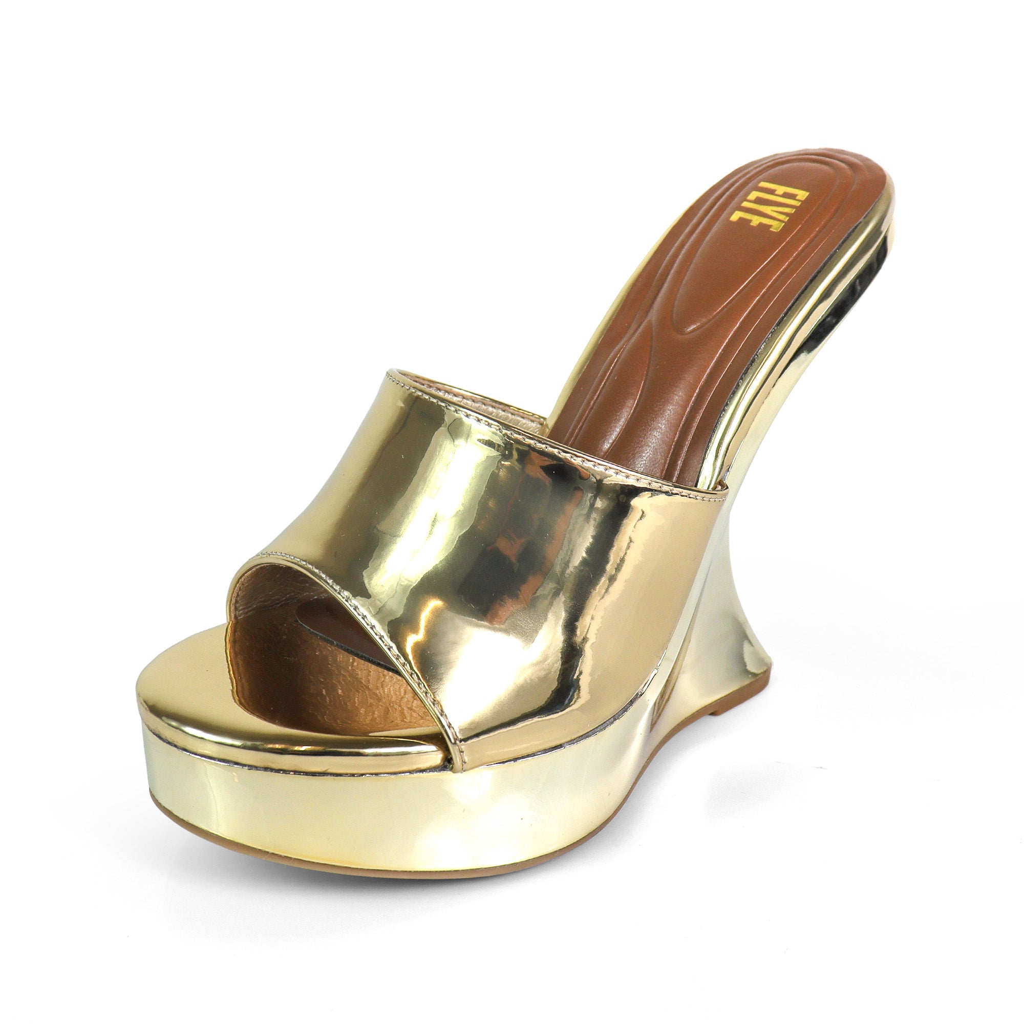 BASSO-2 MULE W/ WEDGE GOLD