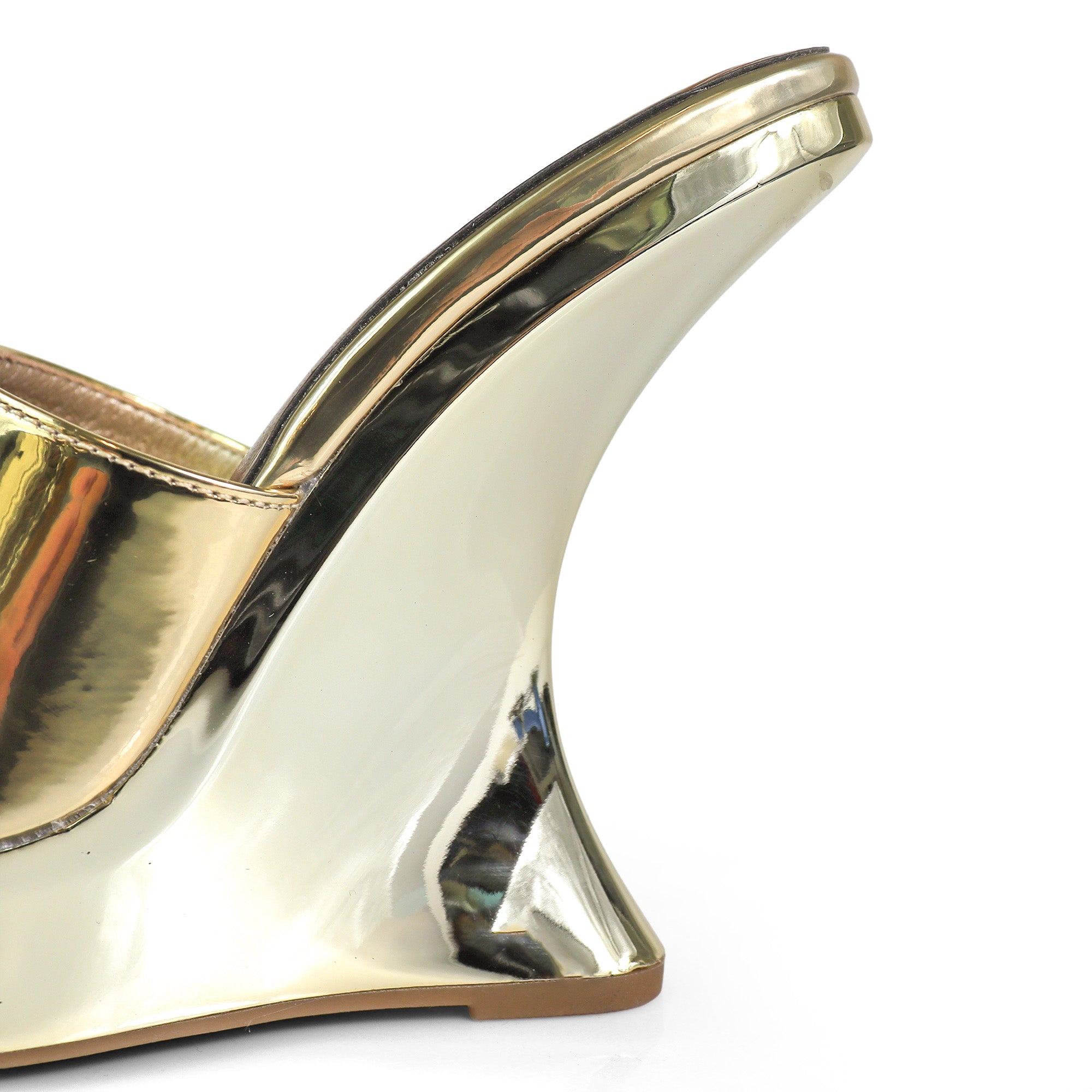 BASSO-2 MULE W/ WEDGE GOLD