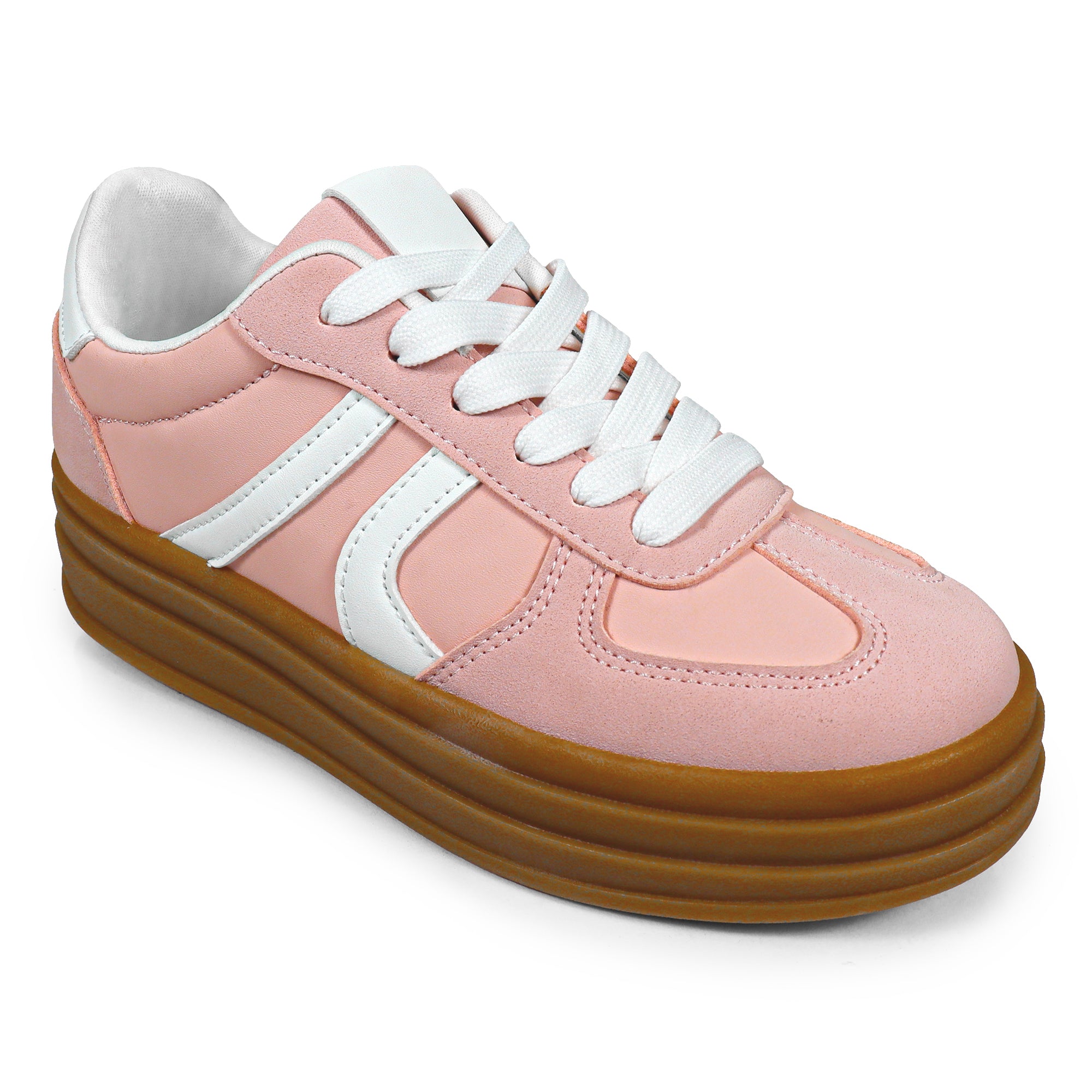 BATA-1- THINK GUM SOLE TRAINERS SNEAKER BLUSH