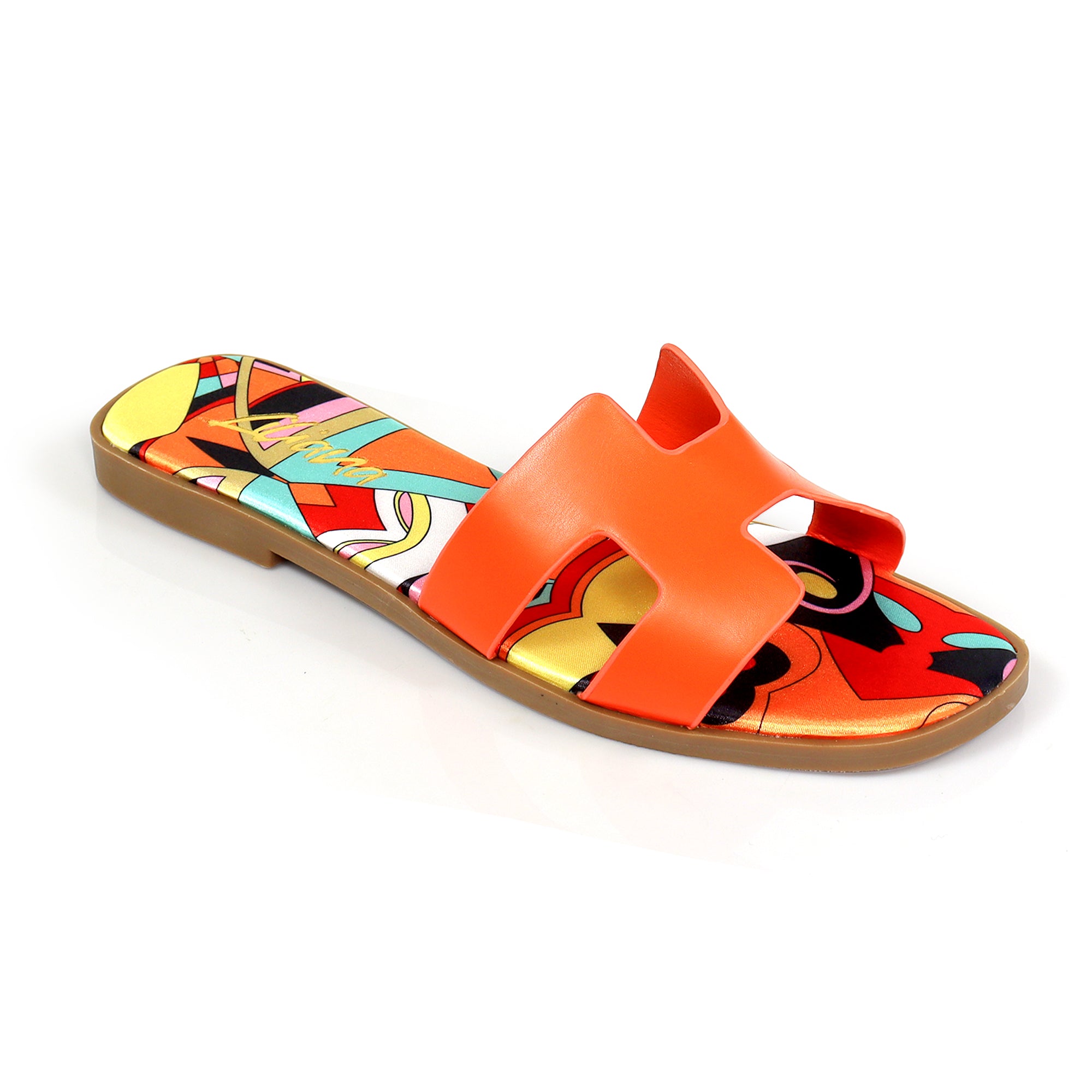 BESTIA-1D INSOLE PRINTING SANDAL ORANGE