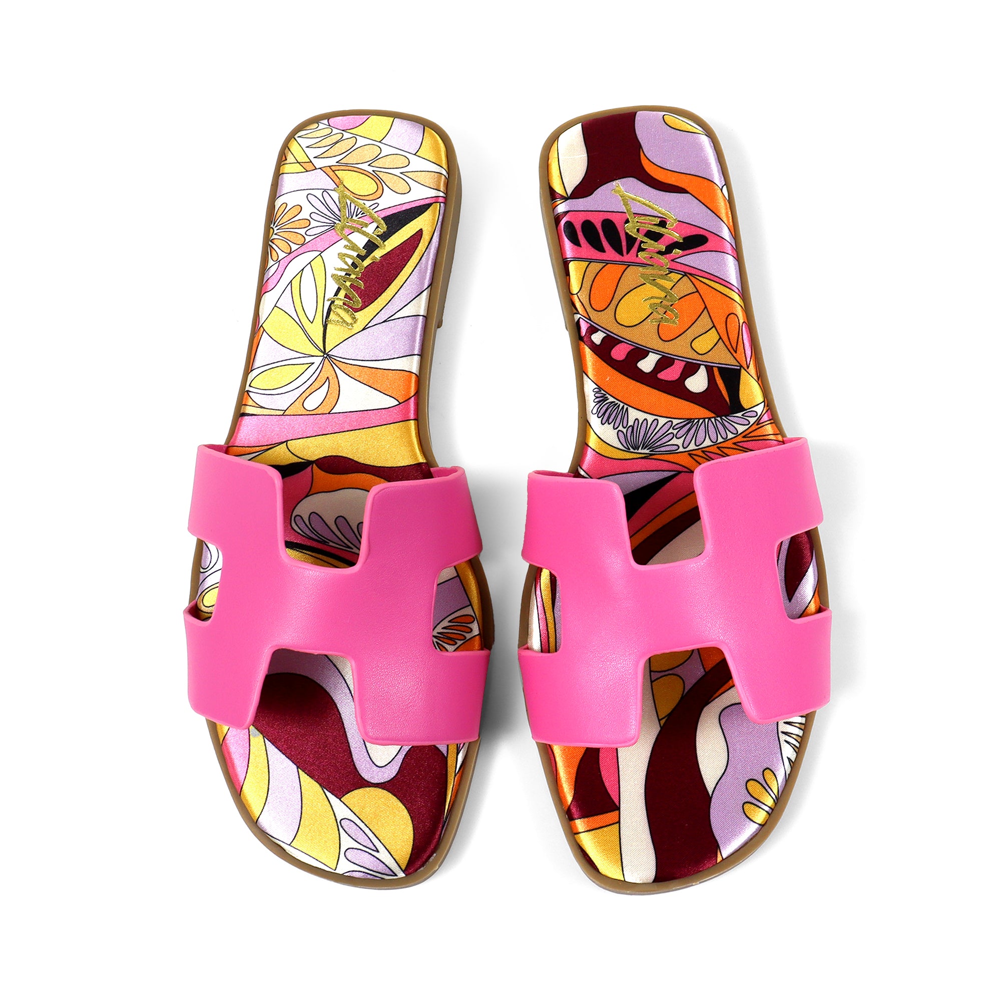 BESTIA-1D INSOLE PRINTING SANDAL PINK