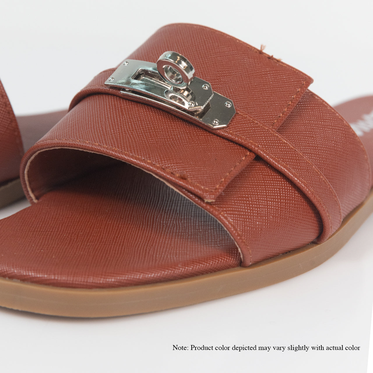 BESTIA-7 FLAT SANDAL BUCKLE-TAN