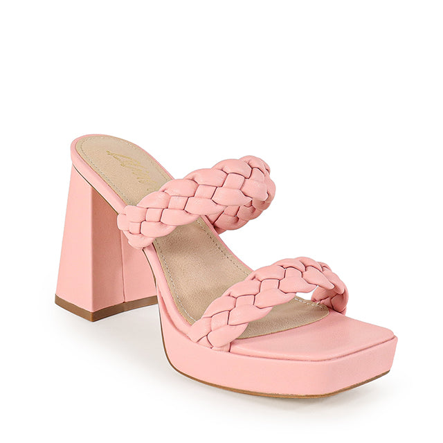 BETRIX-1 BRAIDED WITH CHUNCKY HEEL-BLUSH