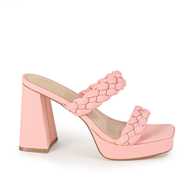 BETRIX-1 BRAIDED WITH CHUNCKY HEEL-BLUSH