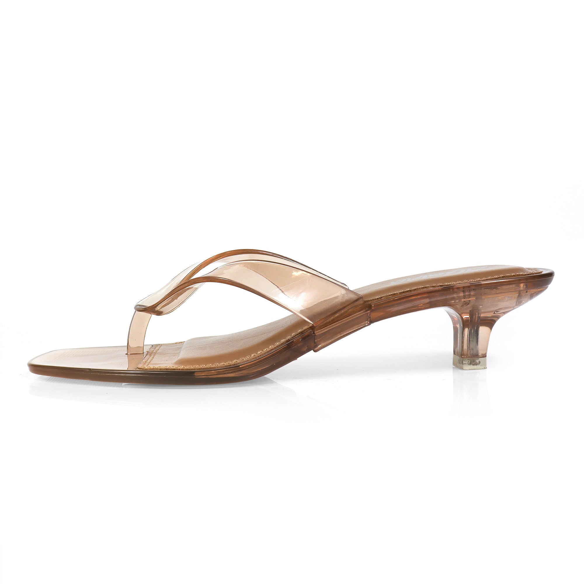 BETTANI-1 JELLI THOUNG KITTEN HEEL BROWN
